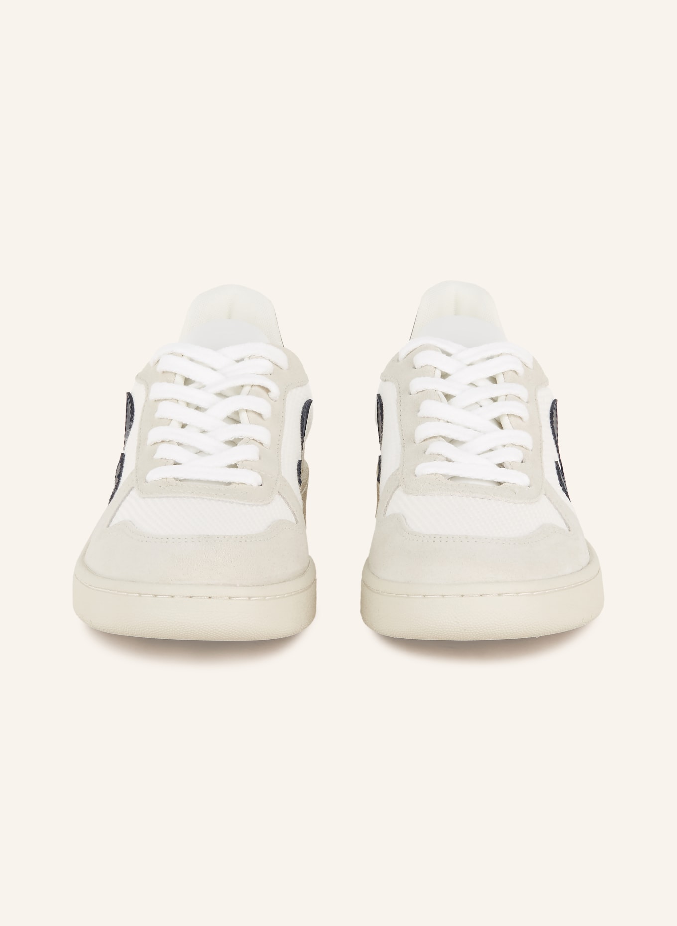VEJA Sneakers V-10, Color: WHITE/ LIGHT GRAY (Image 3)