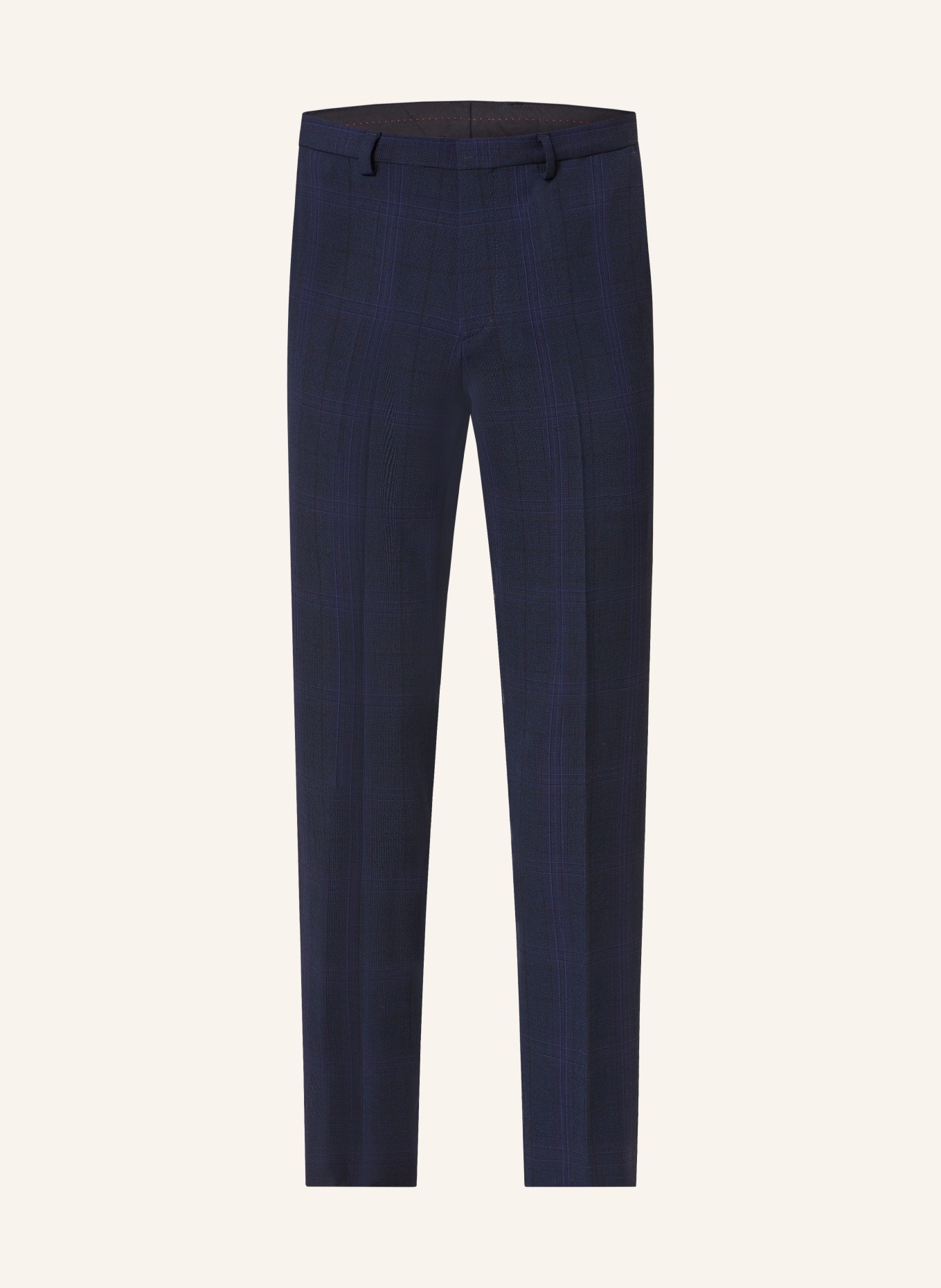 Buy Blue Check Formal Suit Trousers for Men Online at SELECTED  HOMME|278312601