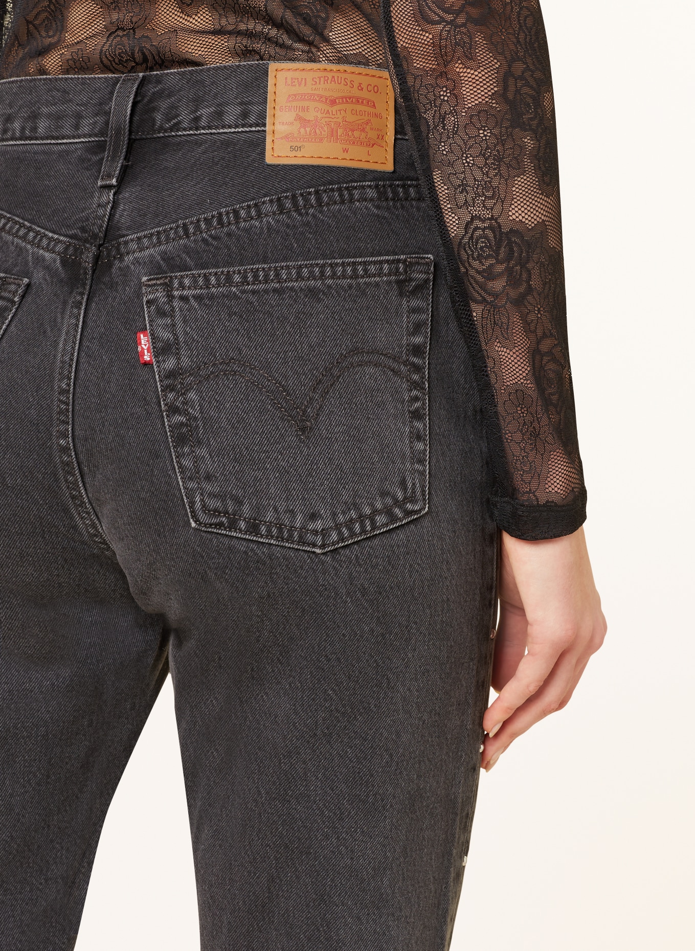Levi's 501 online skinny mom jeans