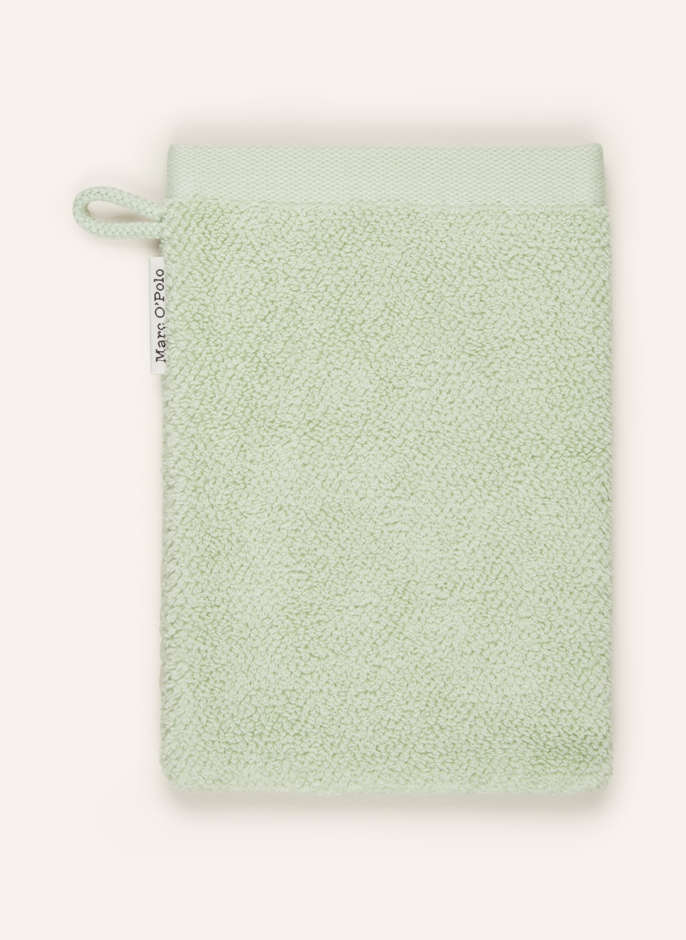 Marc O'Polo Waschhandschuh TIMELESS: HELLGRÜN