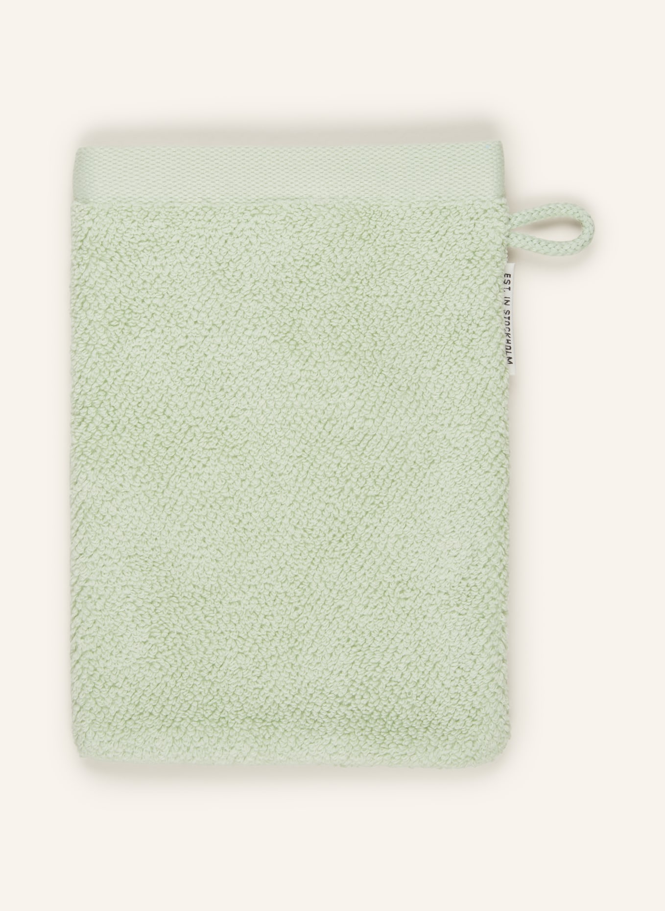 Marc O'Polo Waschhandschuh TIMELESS: HELLGRÜN