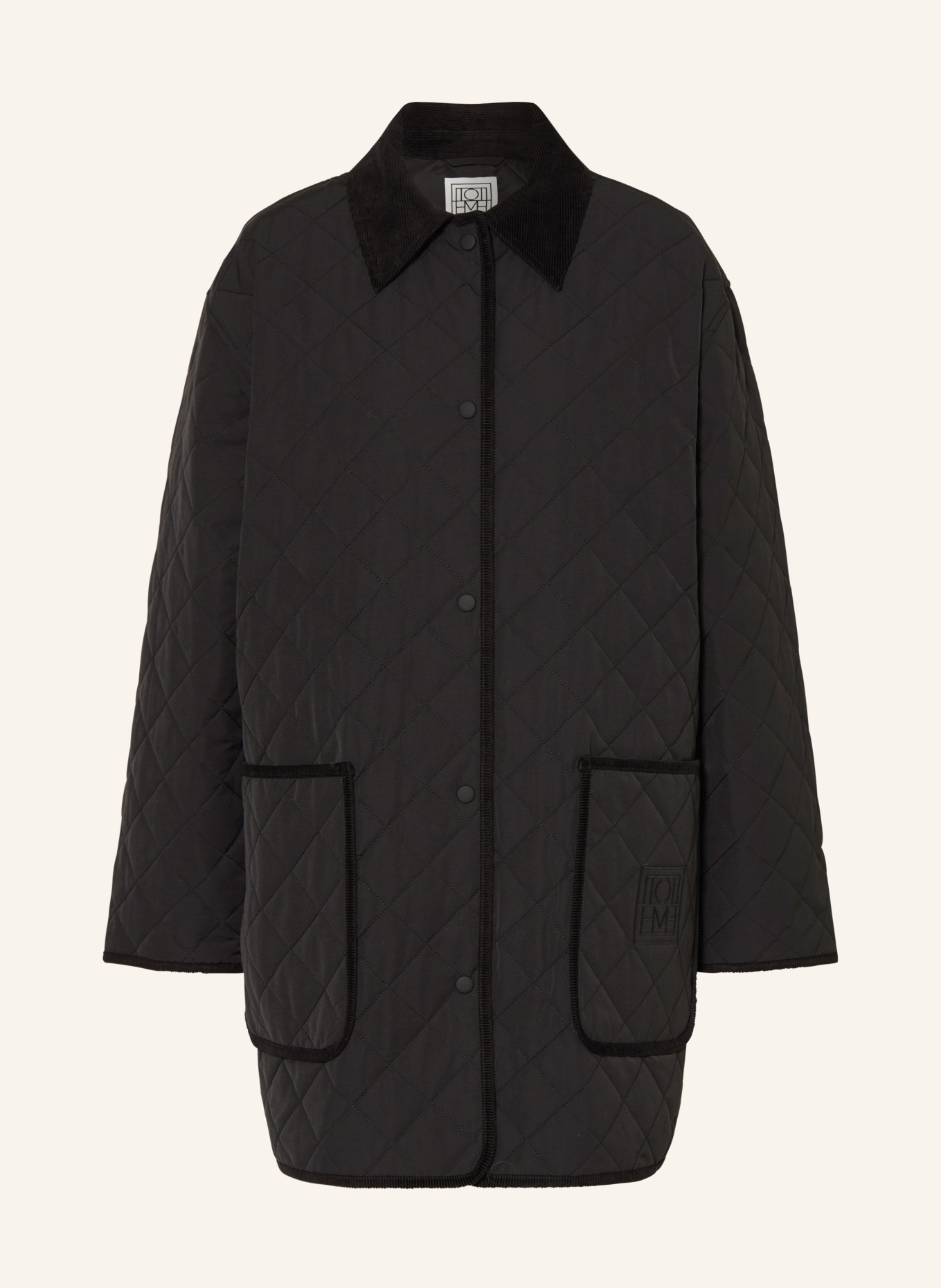 TOTEME Quilted jacket, Color: BLACK (Image 1)
