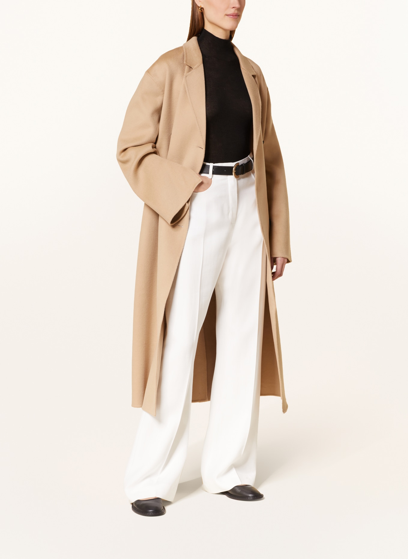 TOTEME Wool coat, Color: BEIGE (Image 2)