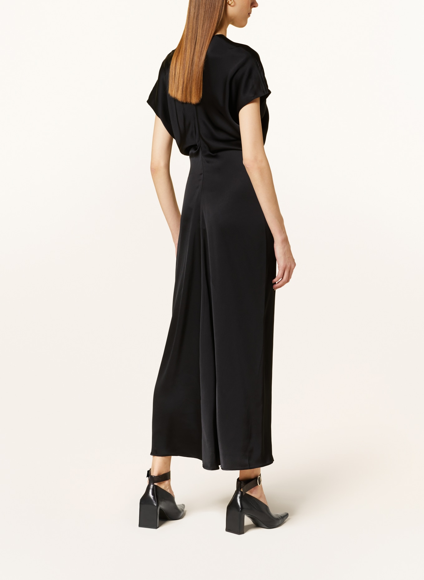 TOTEME Satin dress, Color: BLACK (Image 3)