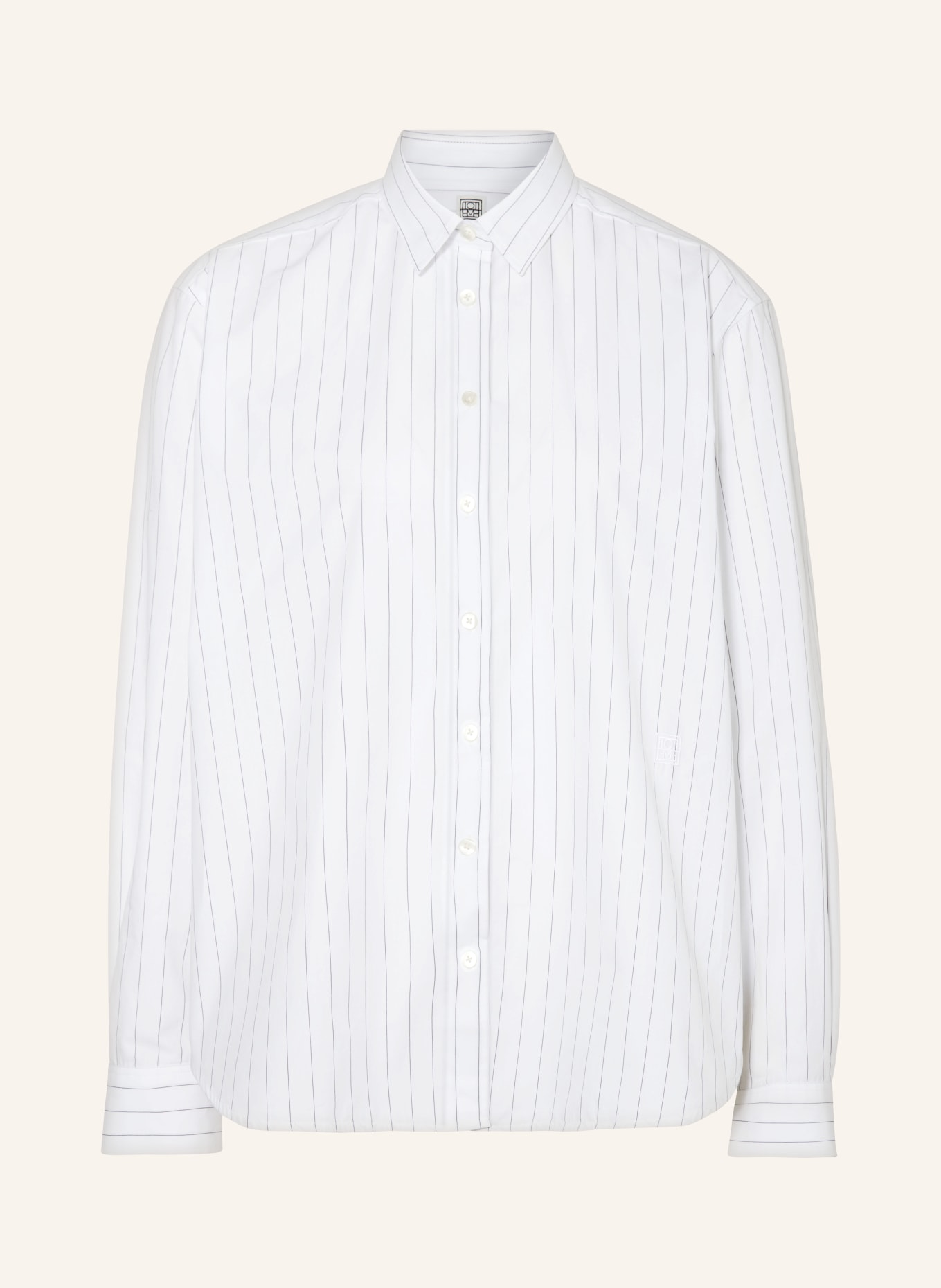 TOTEME Shirt blouse, Color: WHITE/ BLACK (Image 1)