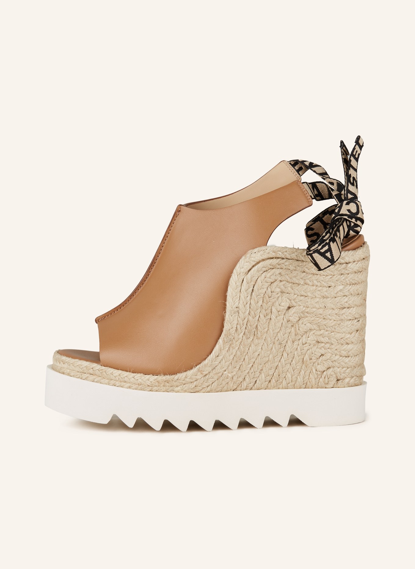 STELLA McCARTNEY Platform wedges GAIA, Color: BEIGE (Image 4)