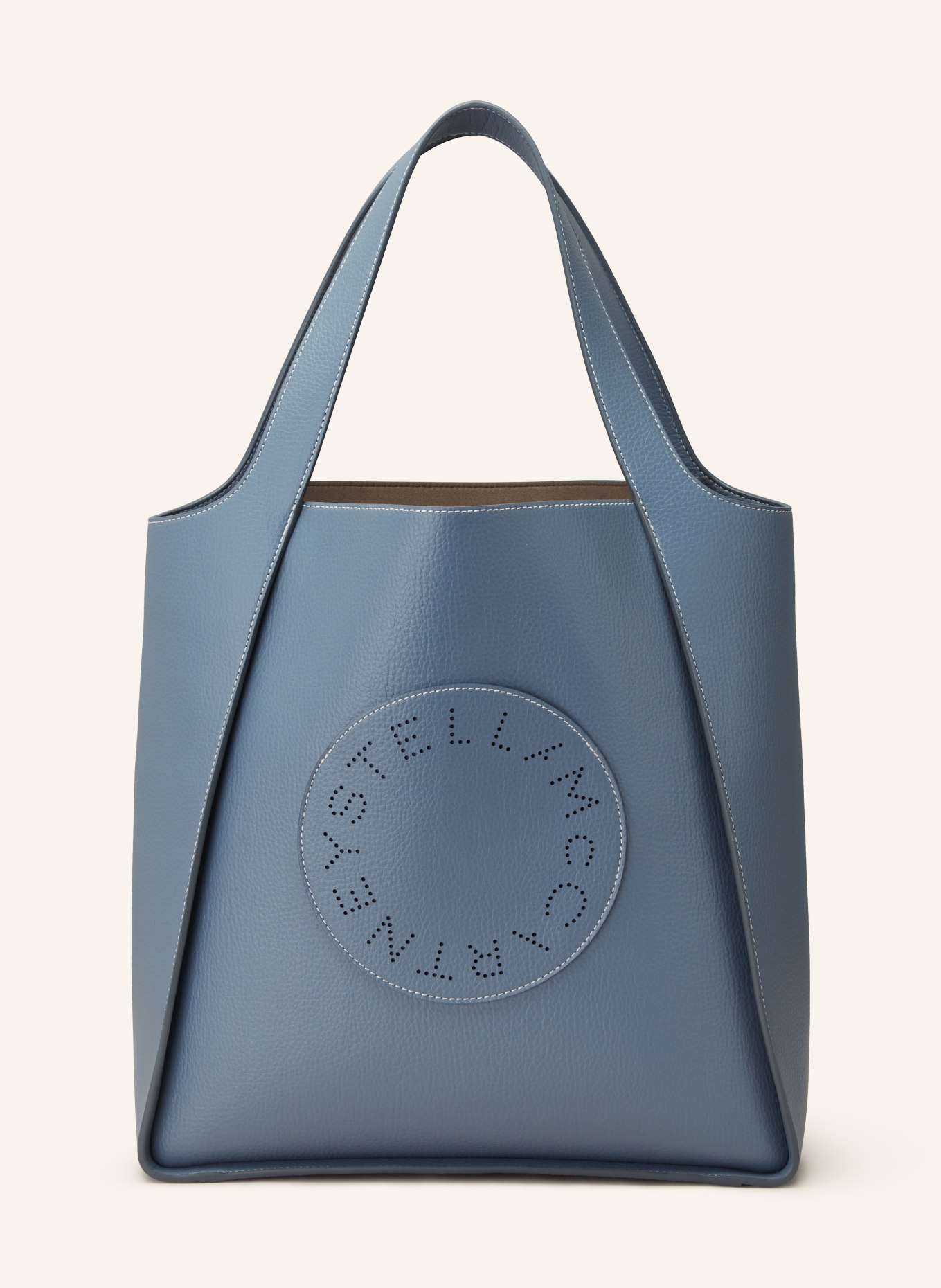 STELLA McCARTNEY Shopper with pouch, Color: BLUE GRAY (Image 1)