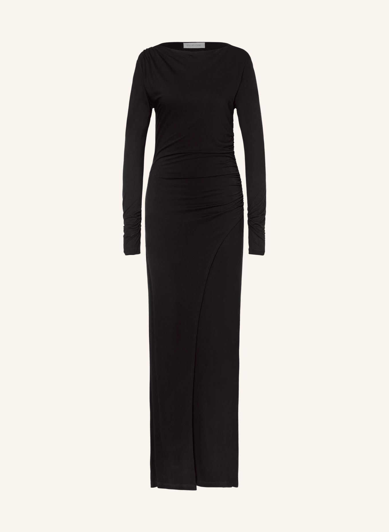 ENVELOPE 1976 Jersey dress SAN DONA, Color: BLACK (Image 1)