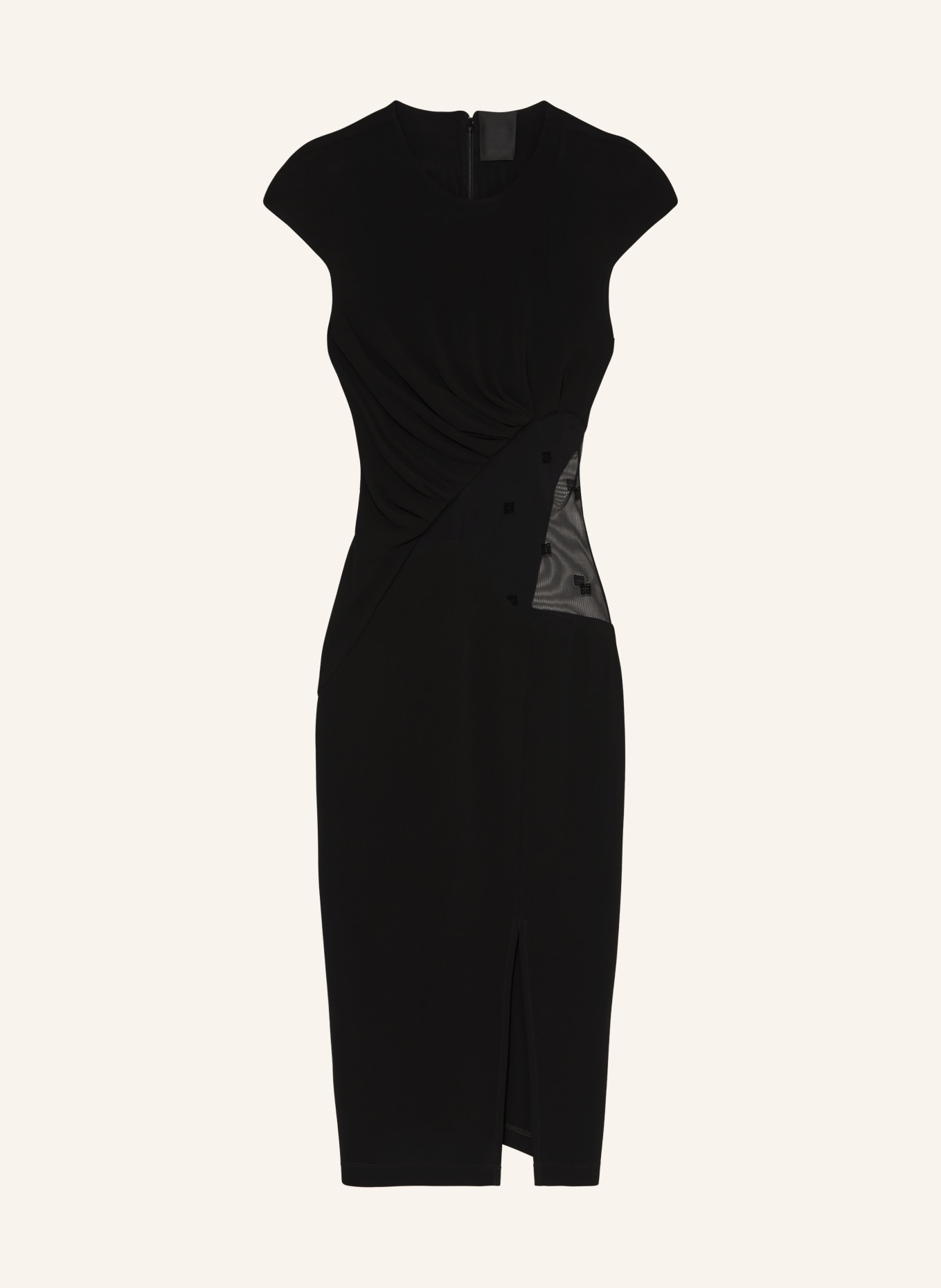 GIVENCHY Dress with mesh, Color: BLACK (Image 1)