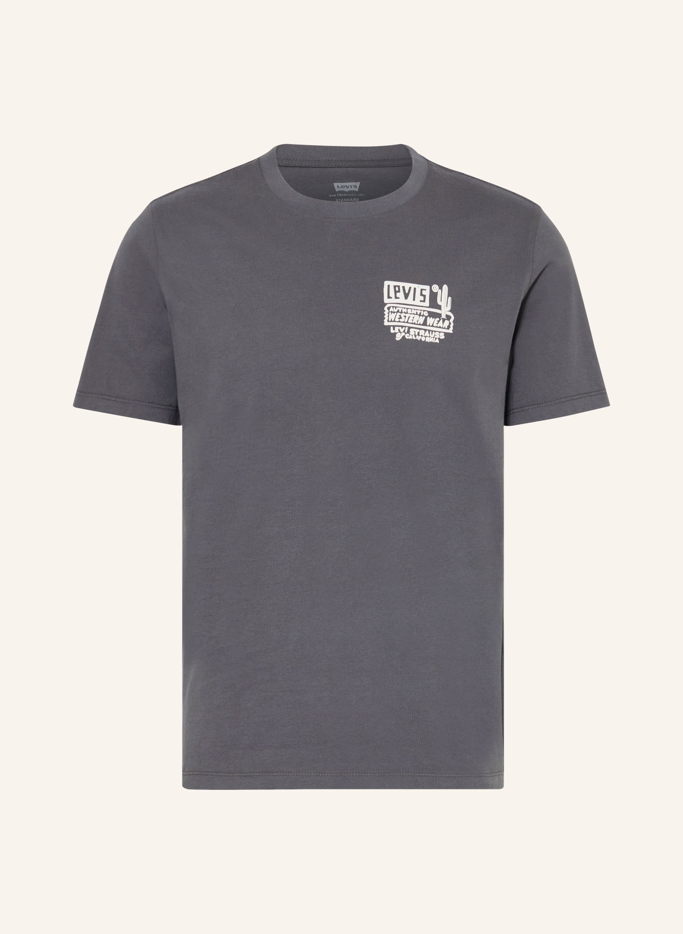 Levi's® T-shirt, Color: DARK GRAY/ WHITE (Image 1)