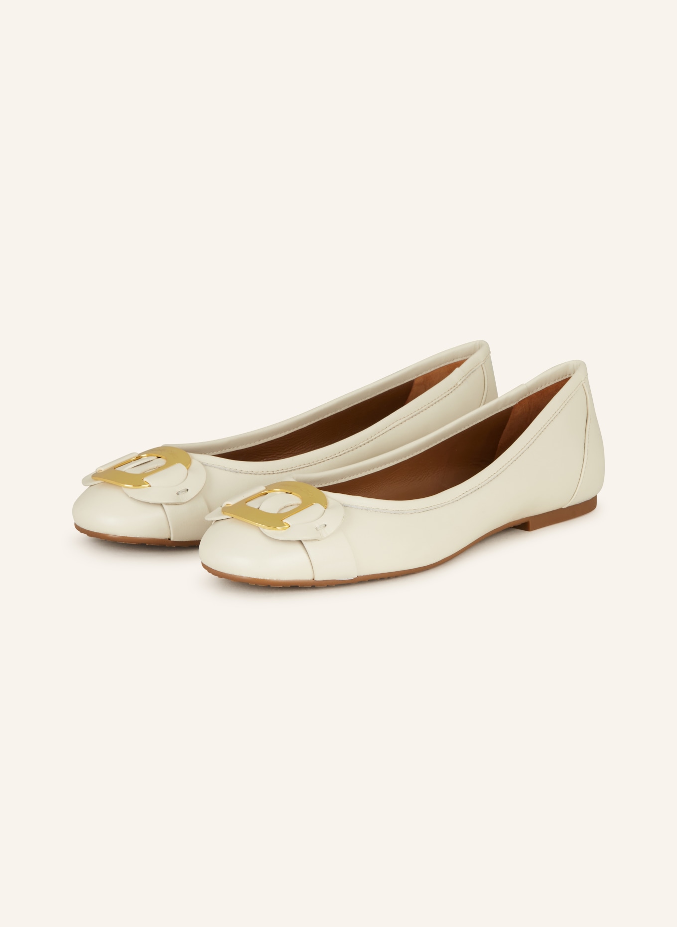 SEE BY CHLOÉ Ballet Flats CHANY, Color: 139 ivory (Image 1)