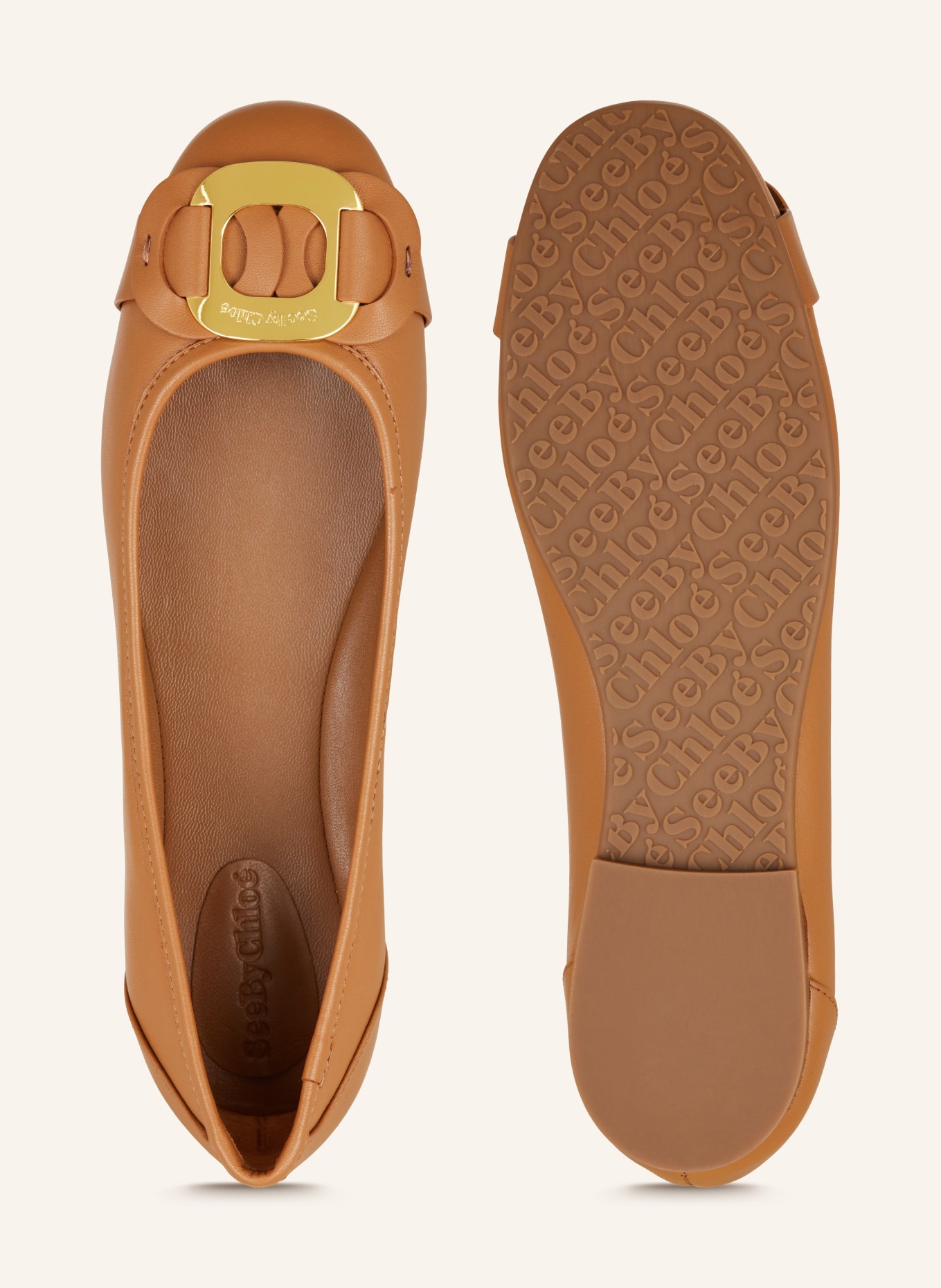 SEE BY CHLOÉ Ballerinas CHANY, Farbe: 533 Tan (Bild 5)