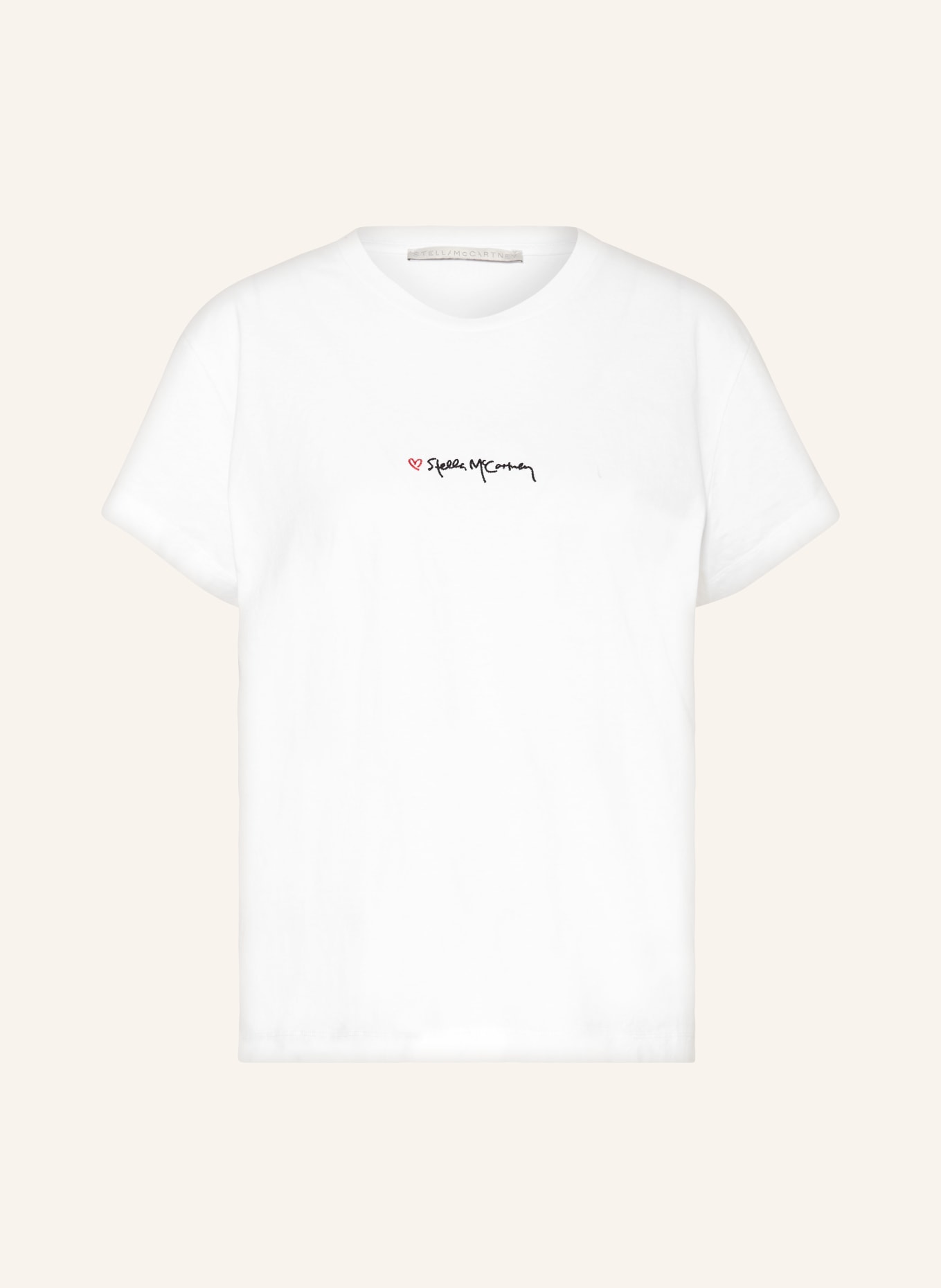 STELLA McCARTNEY T-shirt ICONIC, Kolor: BIAŁY (Obrazek 1)