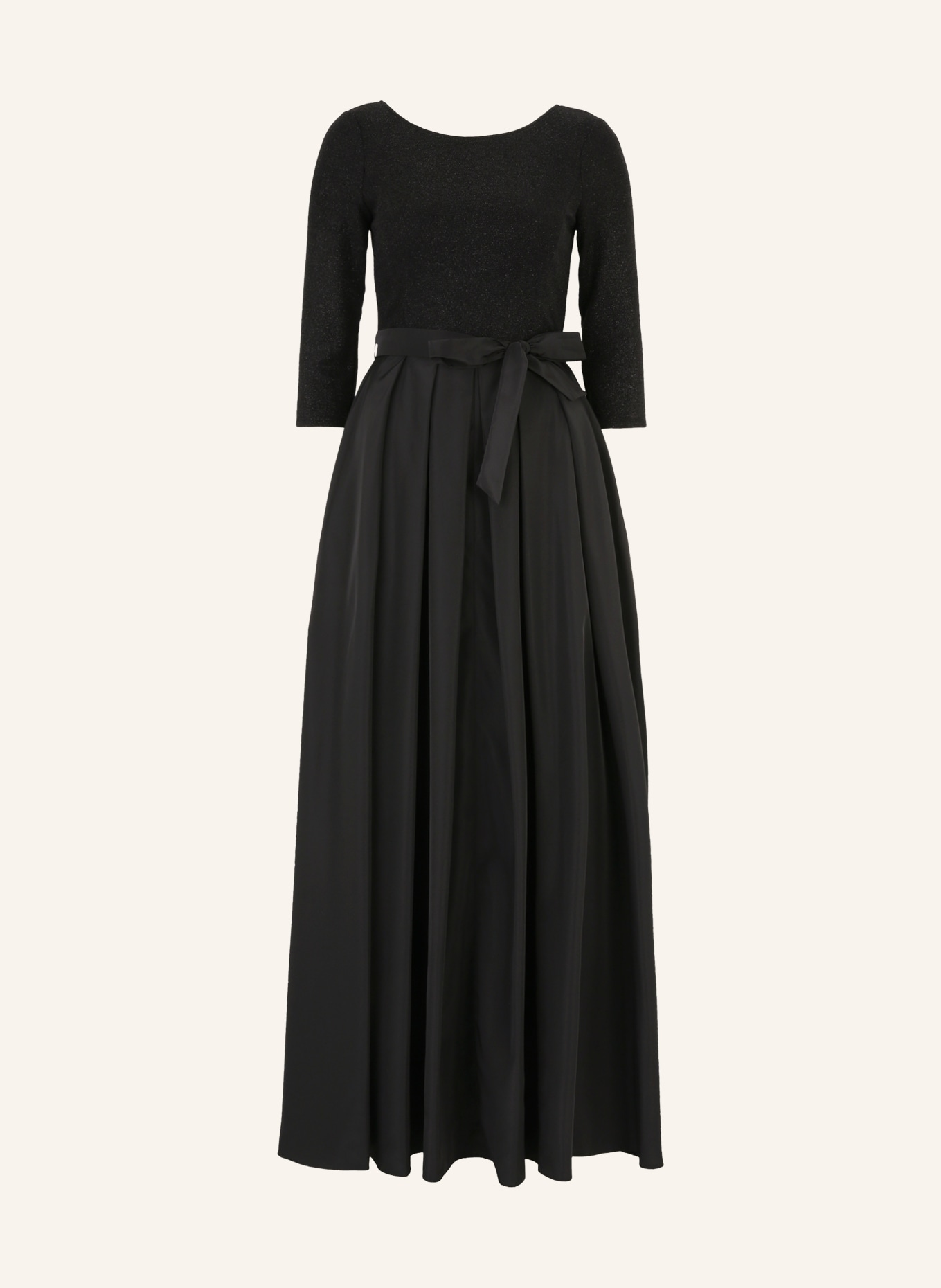 Vera Mont Abendkleid mit 3/4-Arm und Glitzergarn, Farbe: SCHWARZ(Bild null)