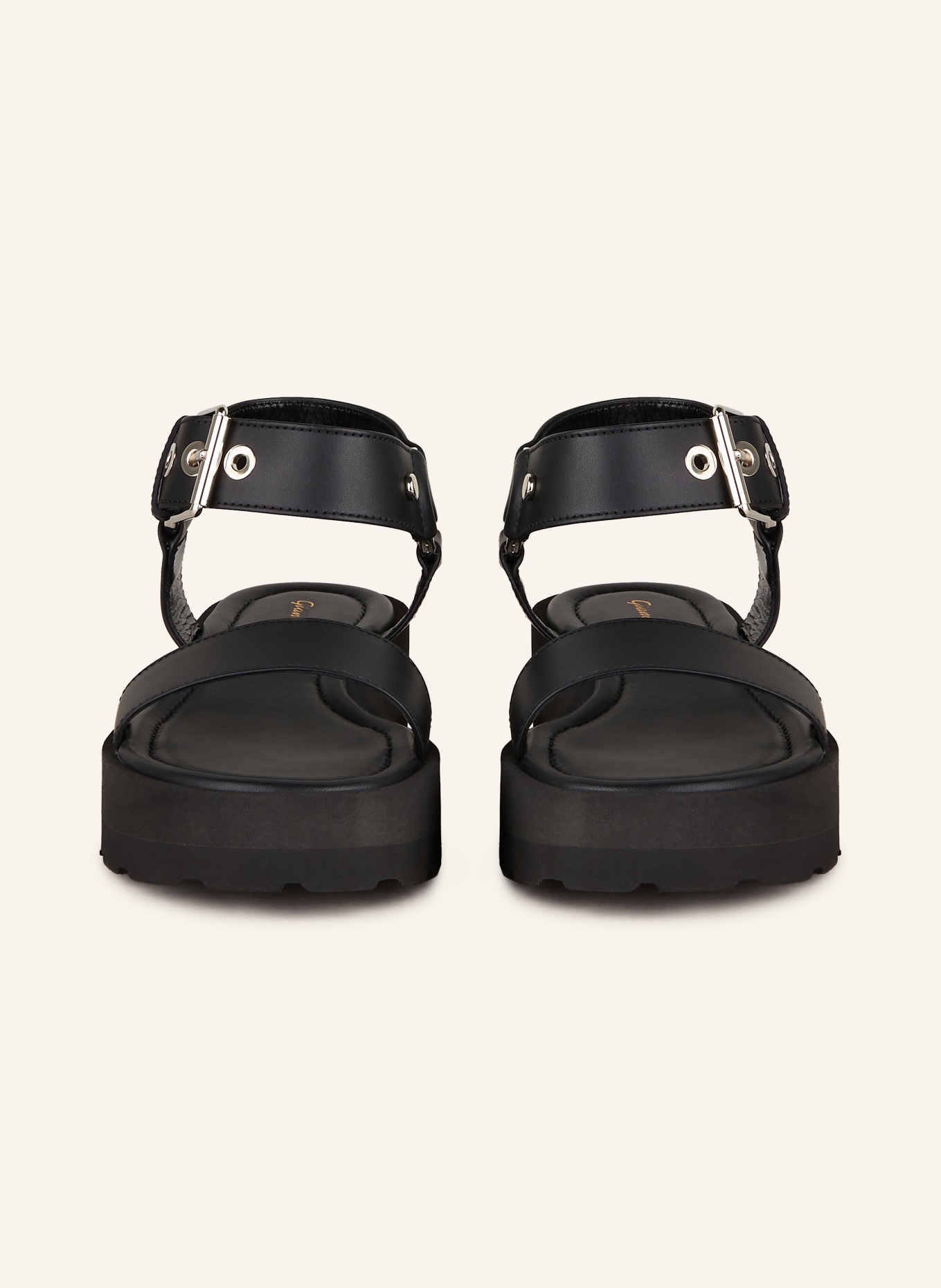 Gianvito Rossi Platform sandals FLATFORM, Color: BLACK (Image 3)