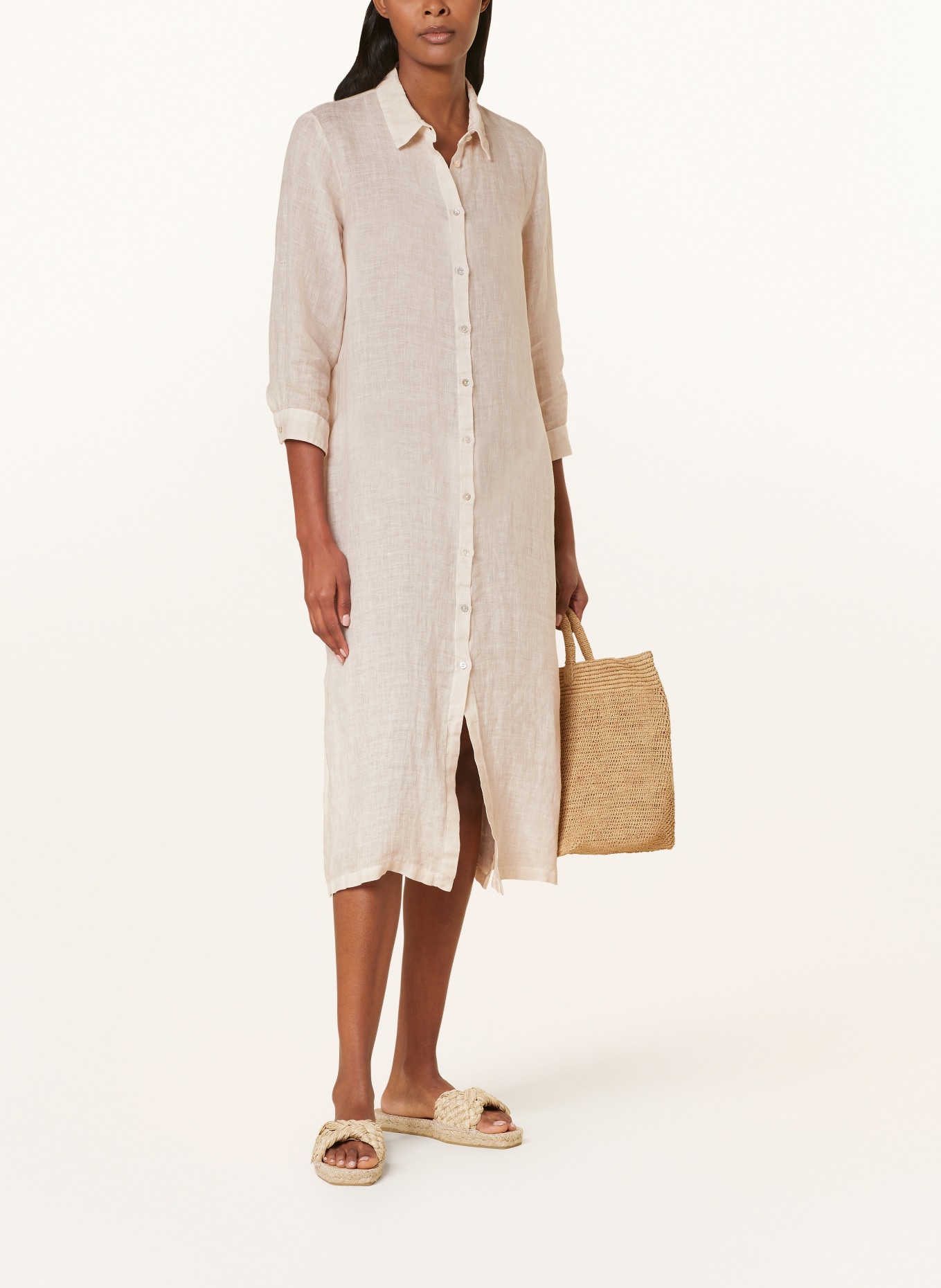 120%lino Beach dress made of linen, Color: CREAM (Image 2)