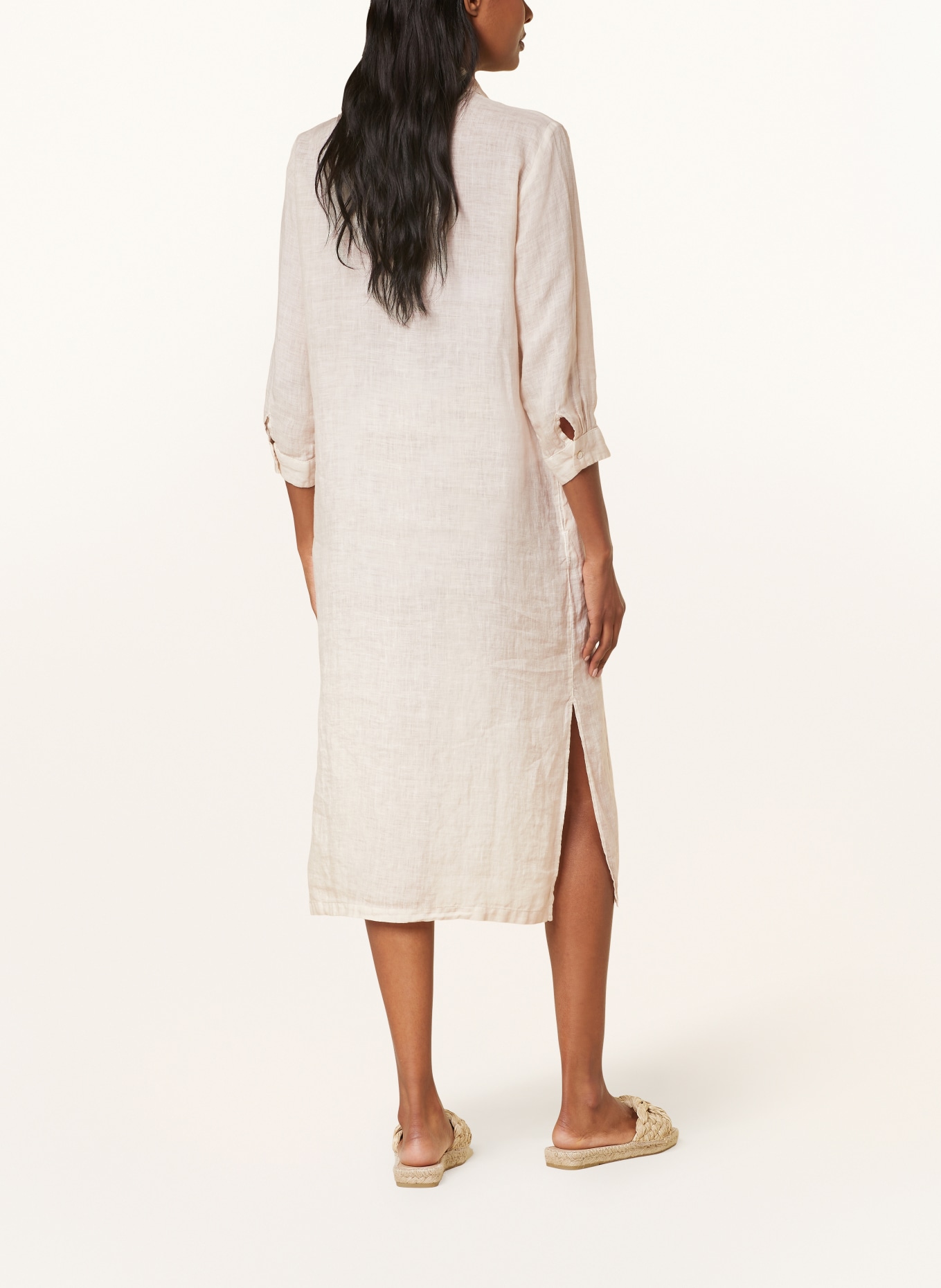 120%lino Beach dress made of linen, Color: CREAM (Image 3)