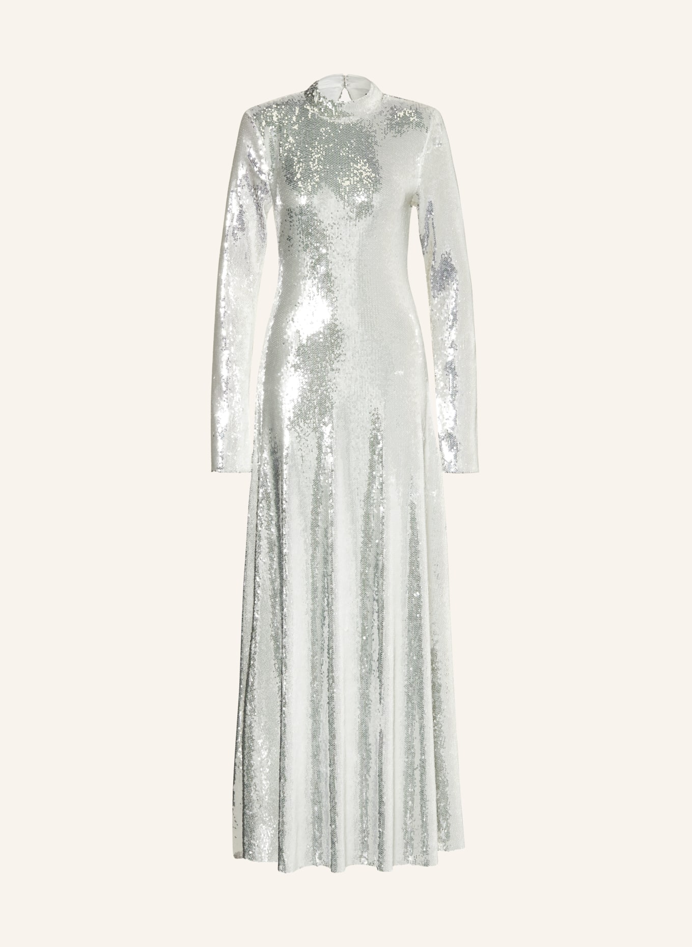 ROTATE Dress with sequins, Color: WHITE (Image 1)
