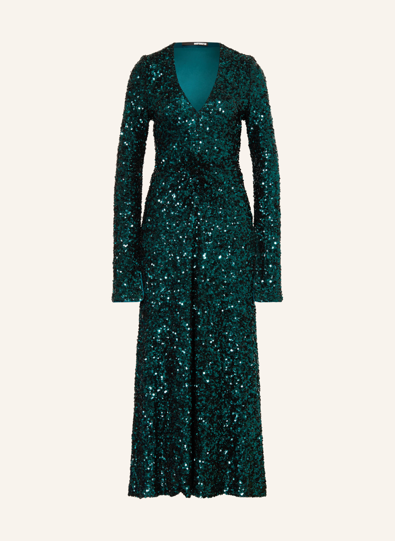 ROTATE Kleid mit Pailetten, Farbe: PETROL (Bild 1)