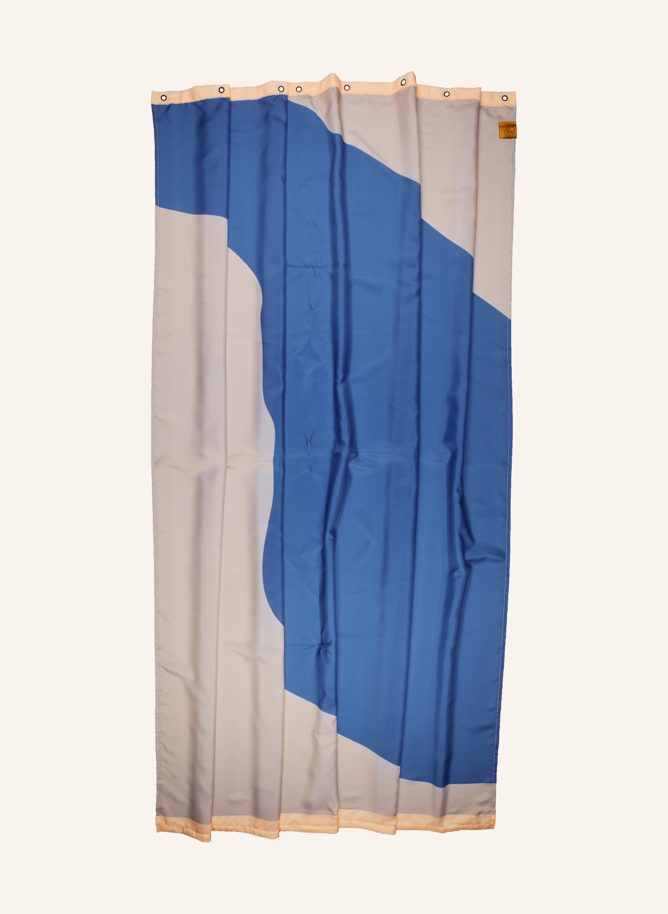 METTE DITMER Shower curtain NOVA ARTE, Color: DARK BLUE (Image 1)