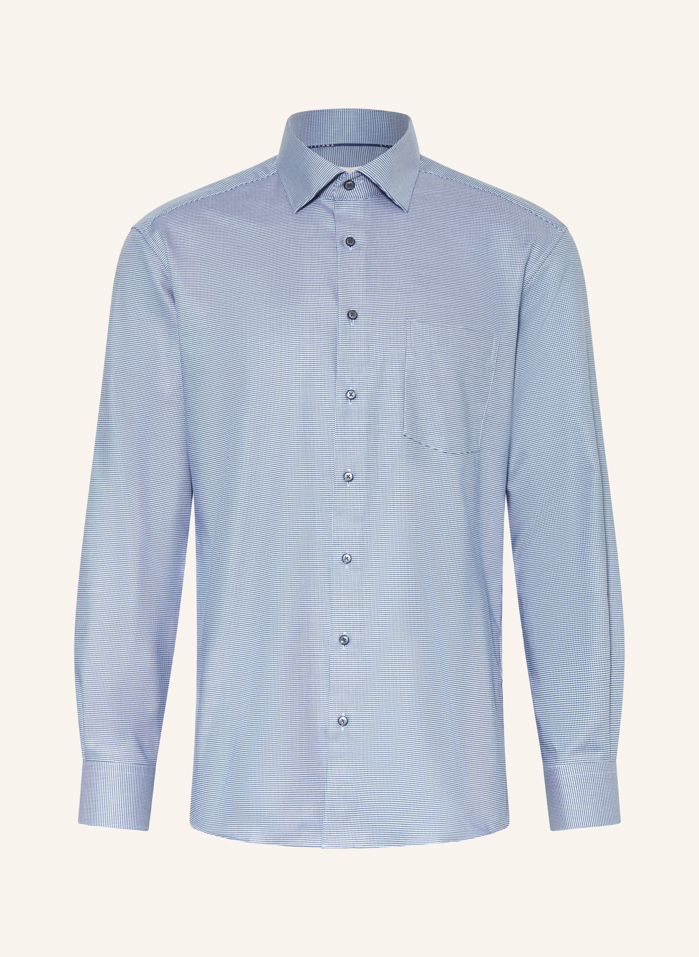 ETERNA Shirt modern fit, Color: BLUE/ WHITE (Image 1)