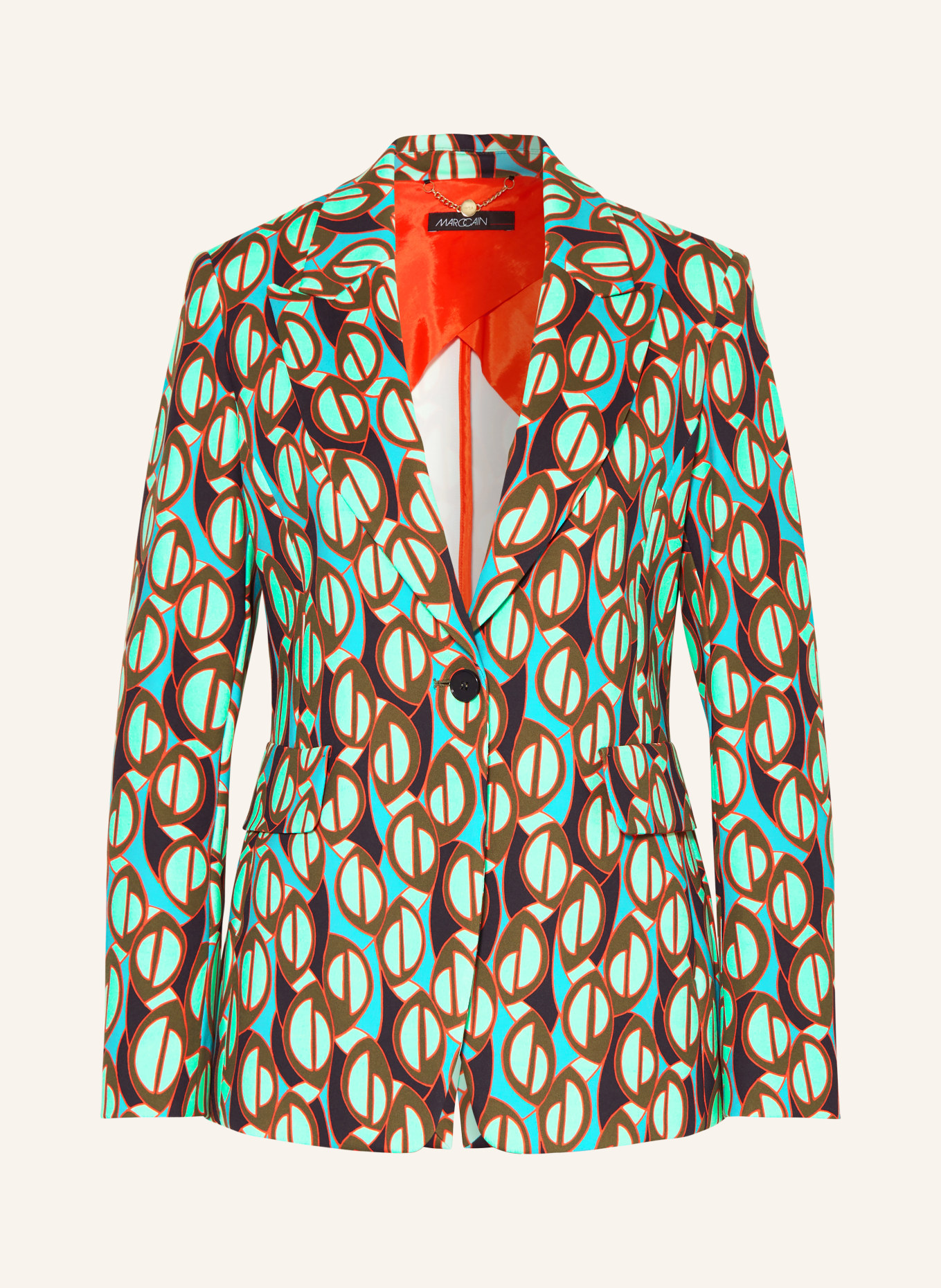 MARC CAIN Jersey blazer SYDNEY, Color: 562 soft malachite (Image 1)