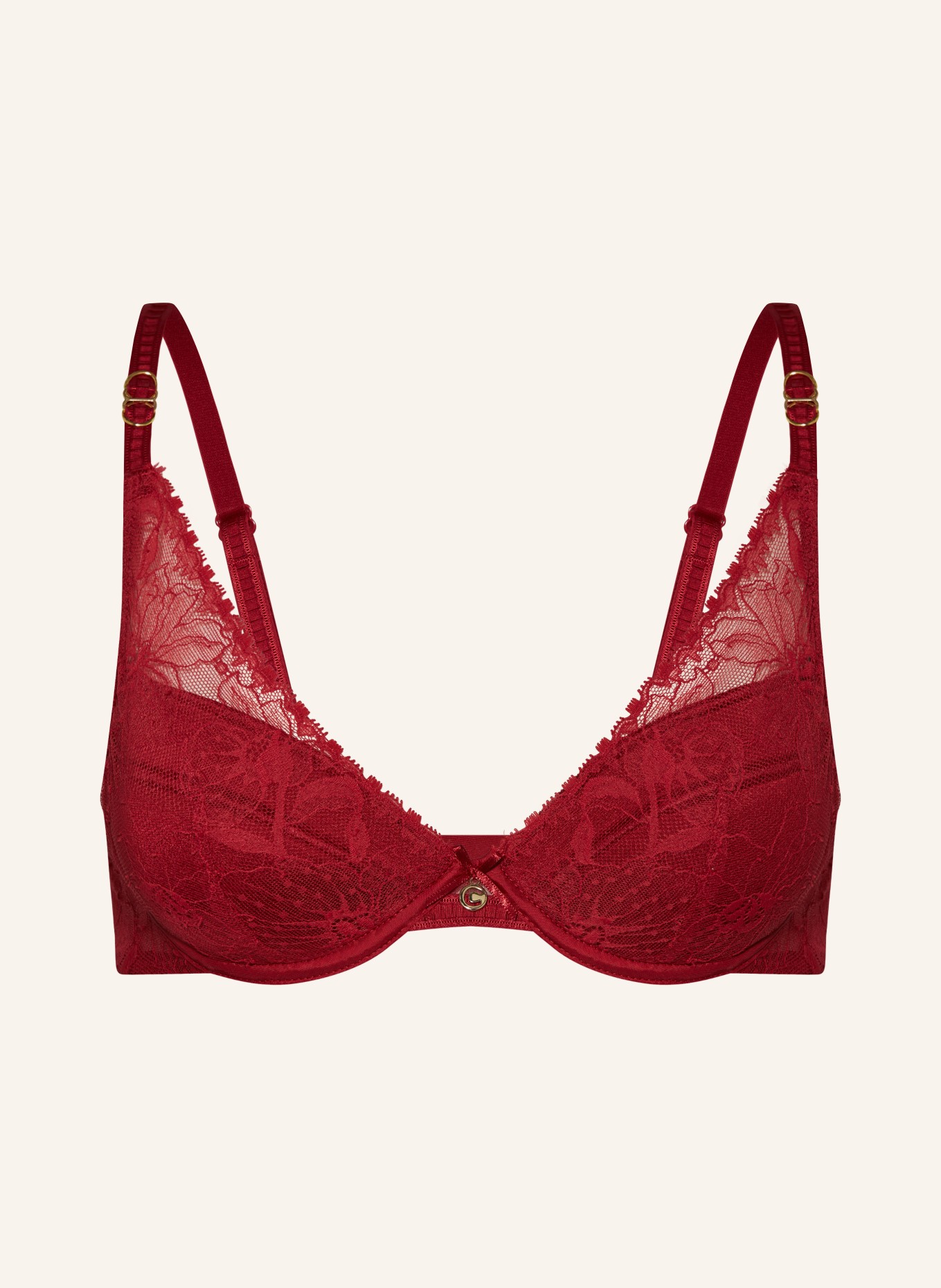 CHANTELLE Molded cup bra ORCHIDS: RED