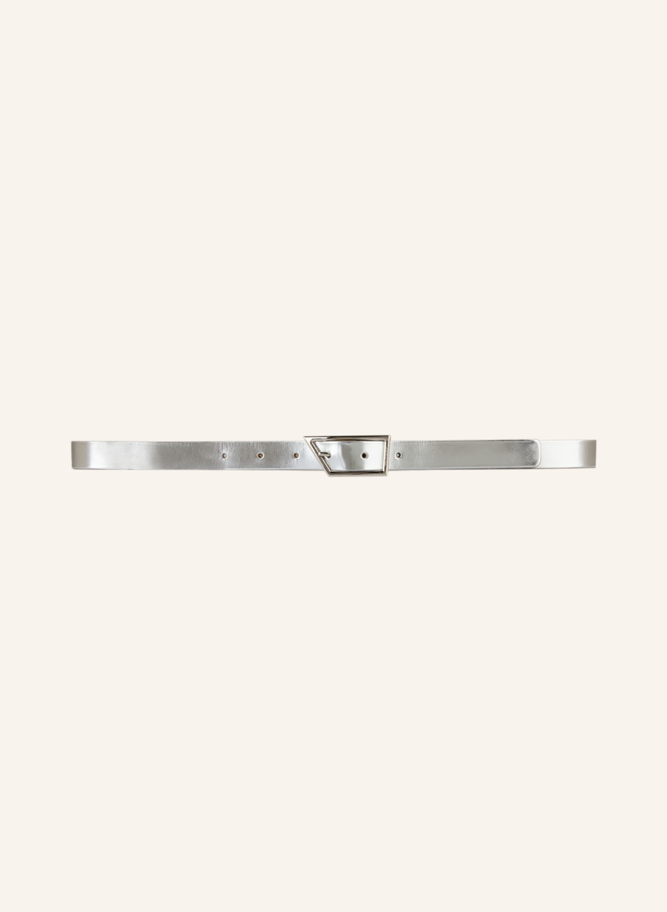 CLOSED Leather belt, Color: SILVER (Image 2)
