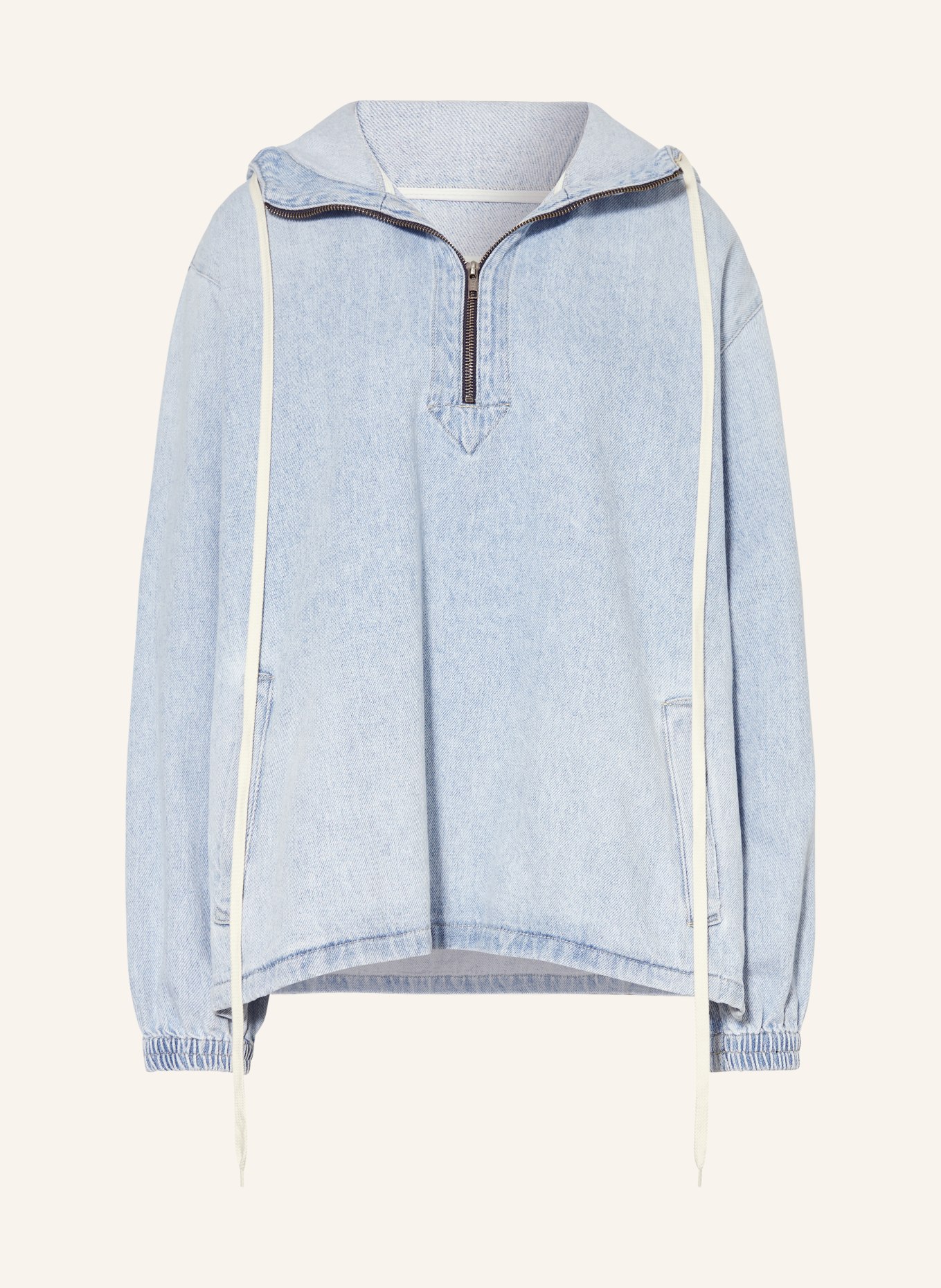CLOSED Denim hoodie, Color: LBL Light Blue (Image 1)