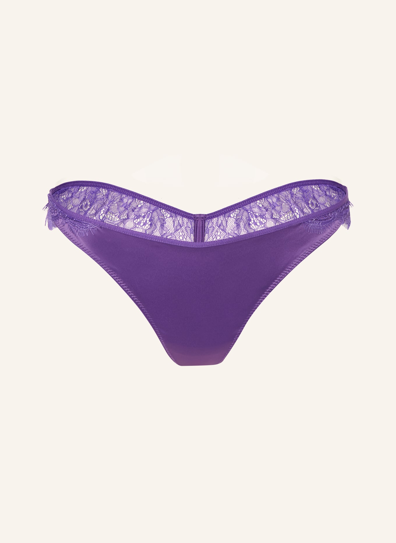 LOVE Stories Thong FRANCESCA made of satin, Color: PURPLE (Image 1)