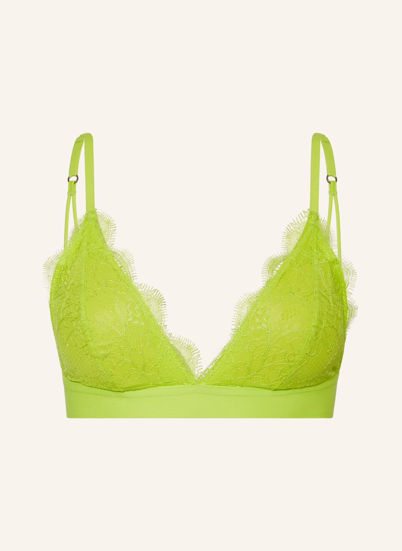 LOVE Stories Triangle bra GWEN, Color: NEON GREEN (Image 1)