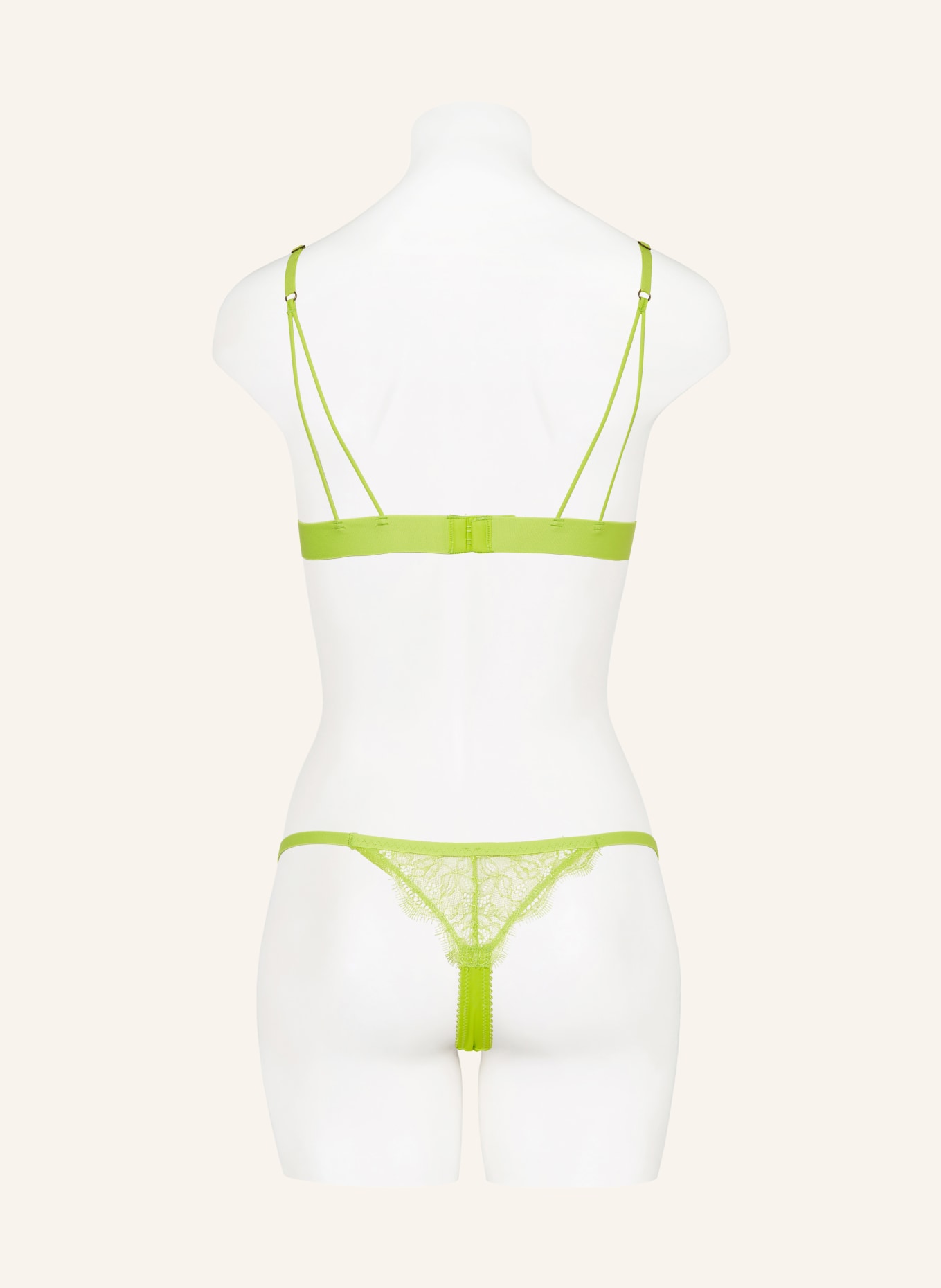 LOVE Stories Triangle bra GWEN, Color: NEON GREEN (Image 3)