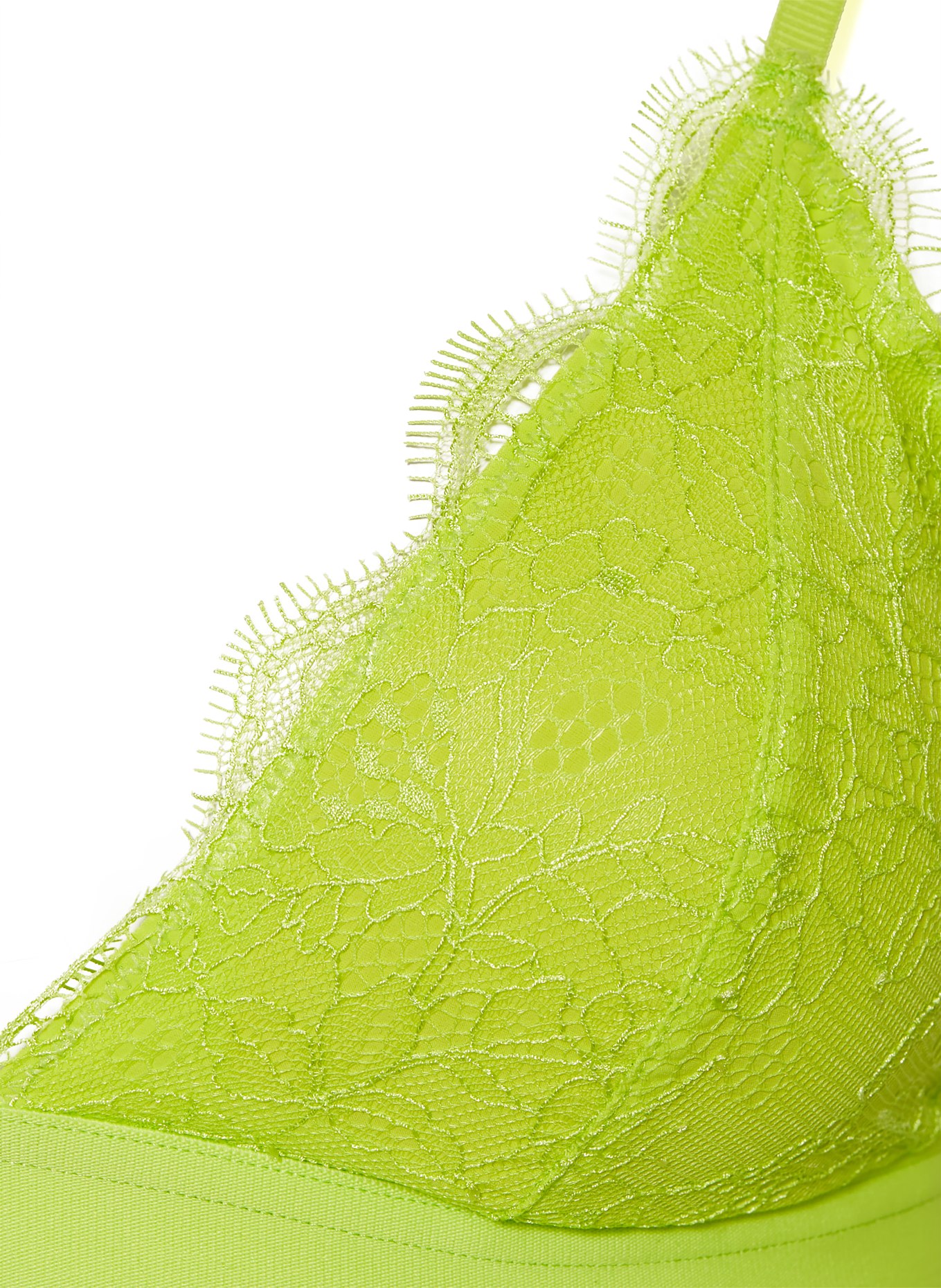 LOVE Stories Triangle bra GWEN, Color: NEON GREEN (Image 4)