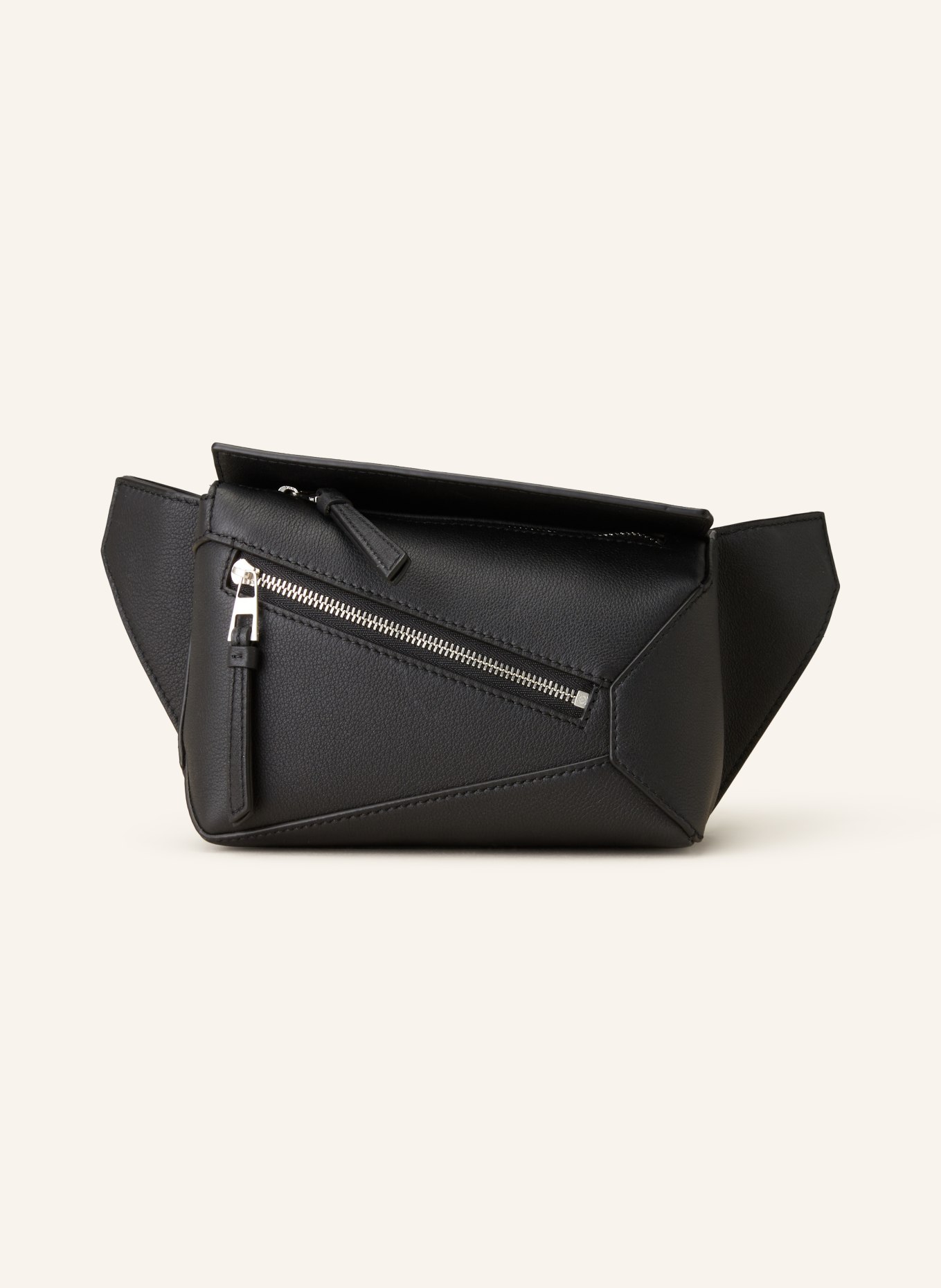 LOEWE Waist bag PUZZLE EDGE MINI, Color: BLACK (Image 1)