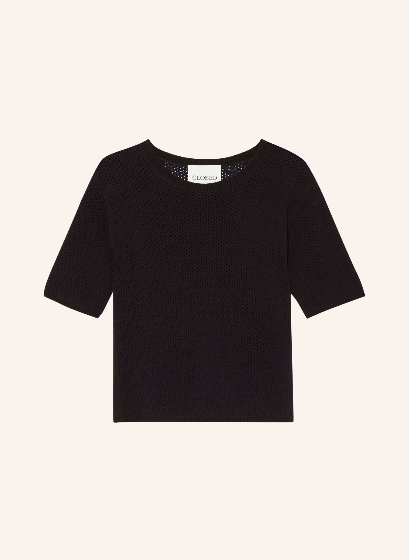 CLOSED Knit shirt, Color: BLACK (Image 1)