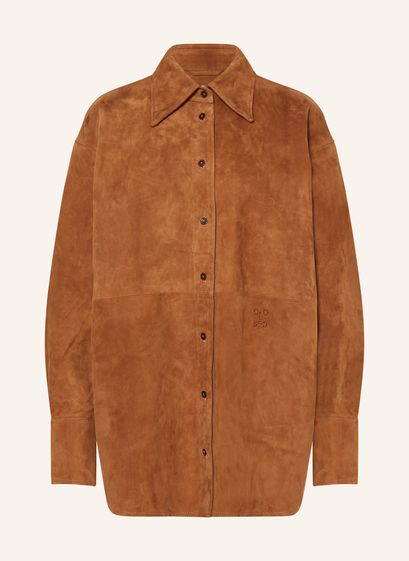 CLOSED Leather jacket, Color: COGNAC (Image 1)