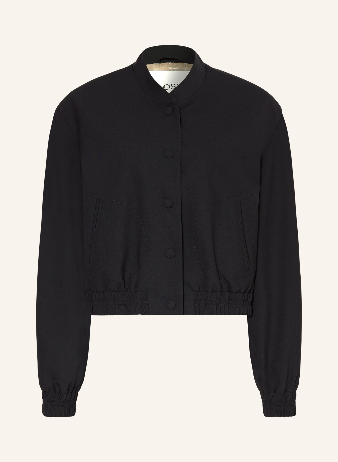 CLOSED Bomber jacket, Color: BLACK (Image 1)