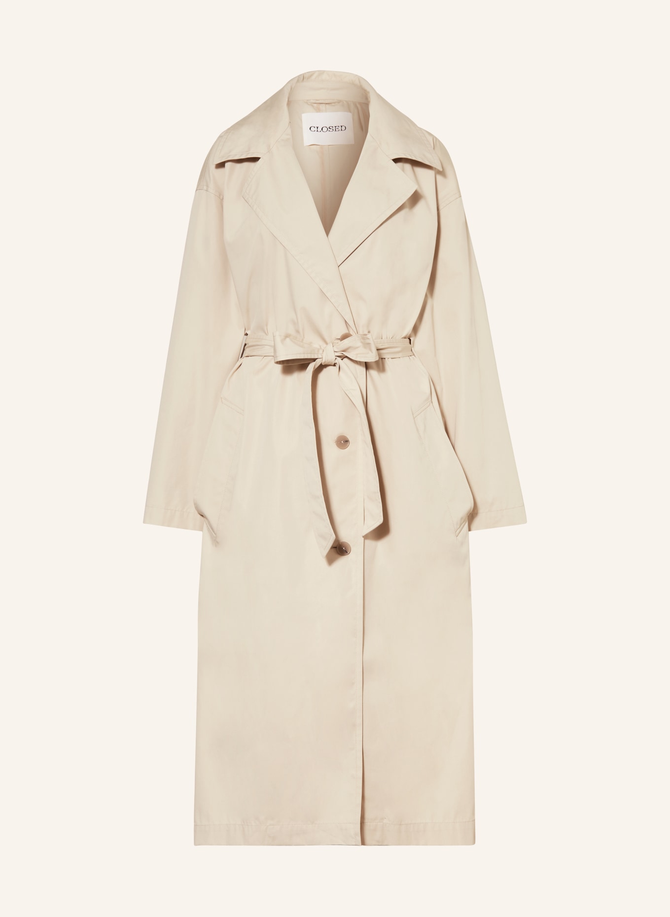CLOSED Trench coat, Color: LIGHT BROWN (Image 1)
