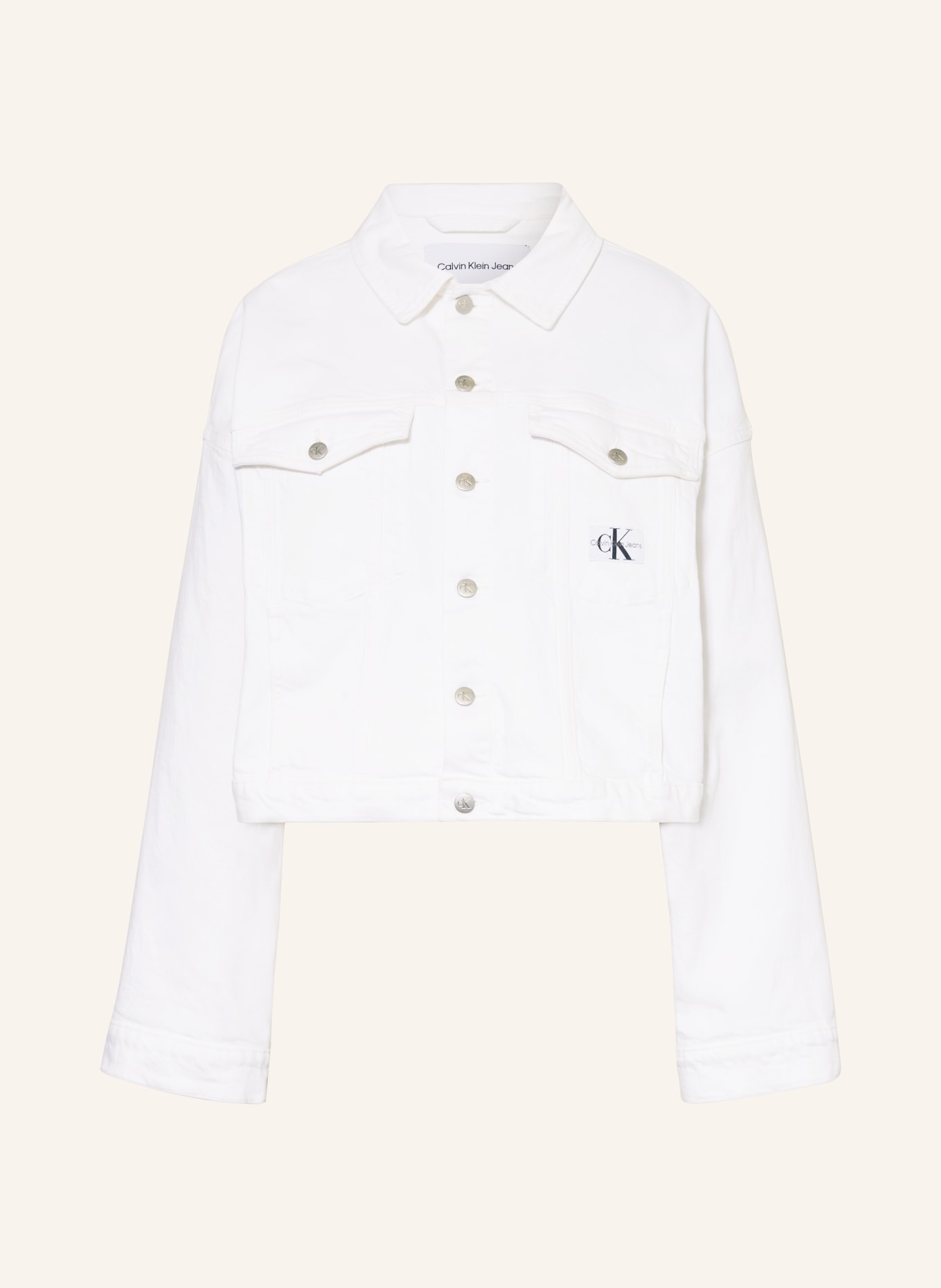 Calvin Klein Jeans Denim jacket, Color: WHITE (Image 1)
