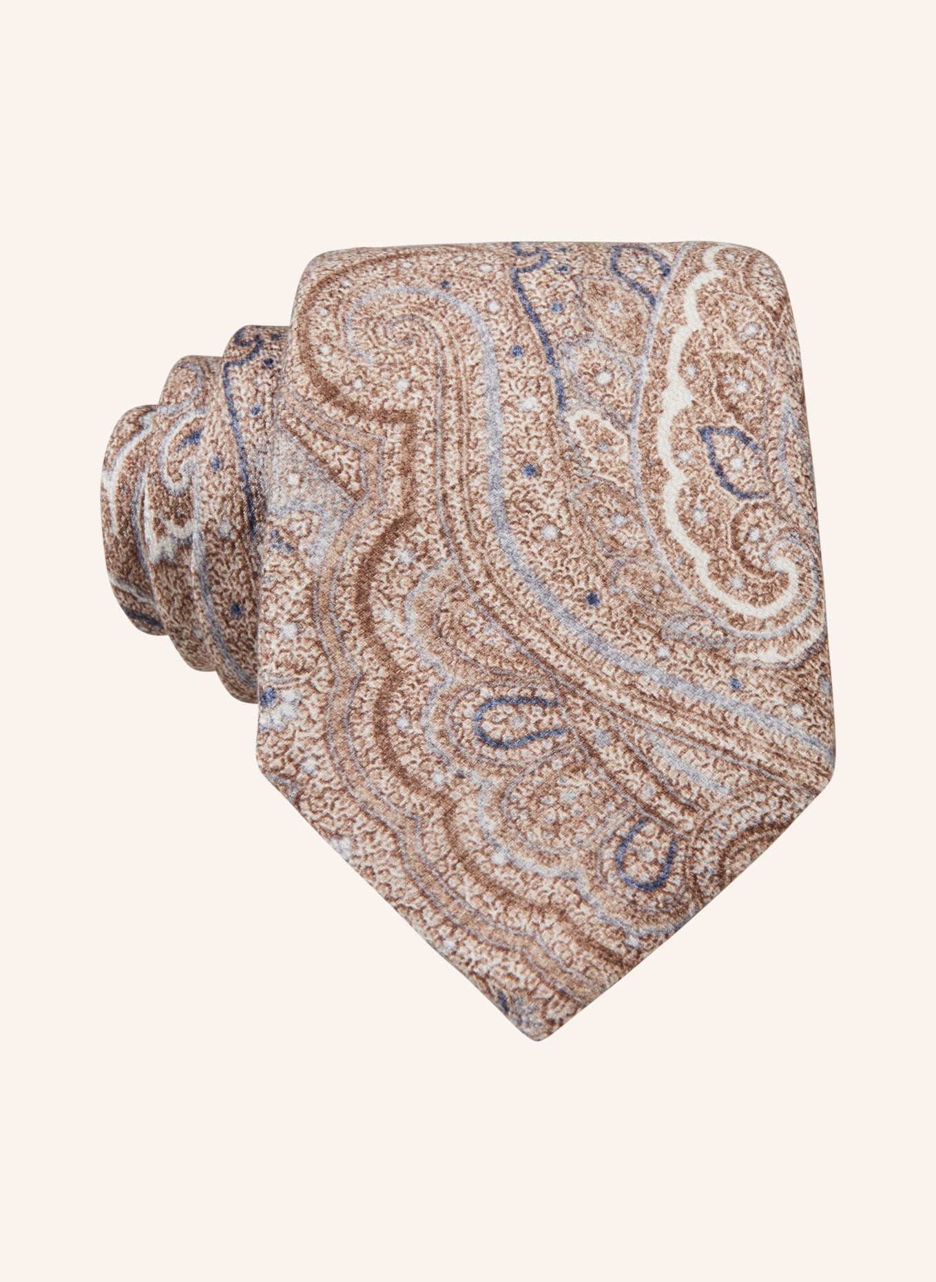 PAUL Krawatte, Farbe: BEIGE/ BLAU/ HELLBLAU(Bild null)