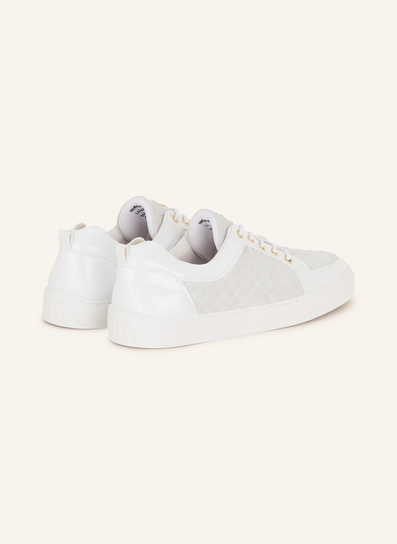 LEANDRO LOPES Sneakers EZIO, Color: LIGHT GRAY/ WHITE (Image 2)