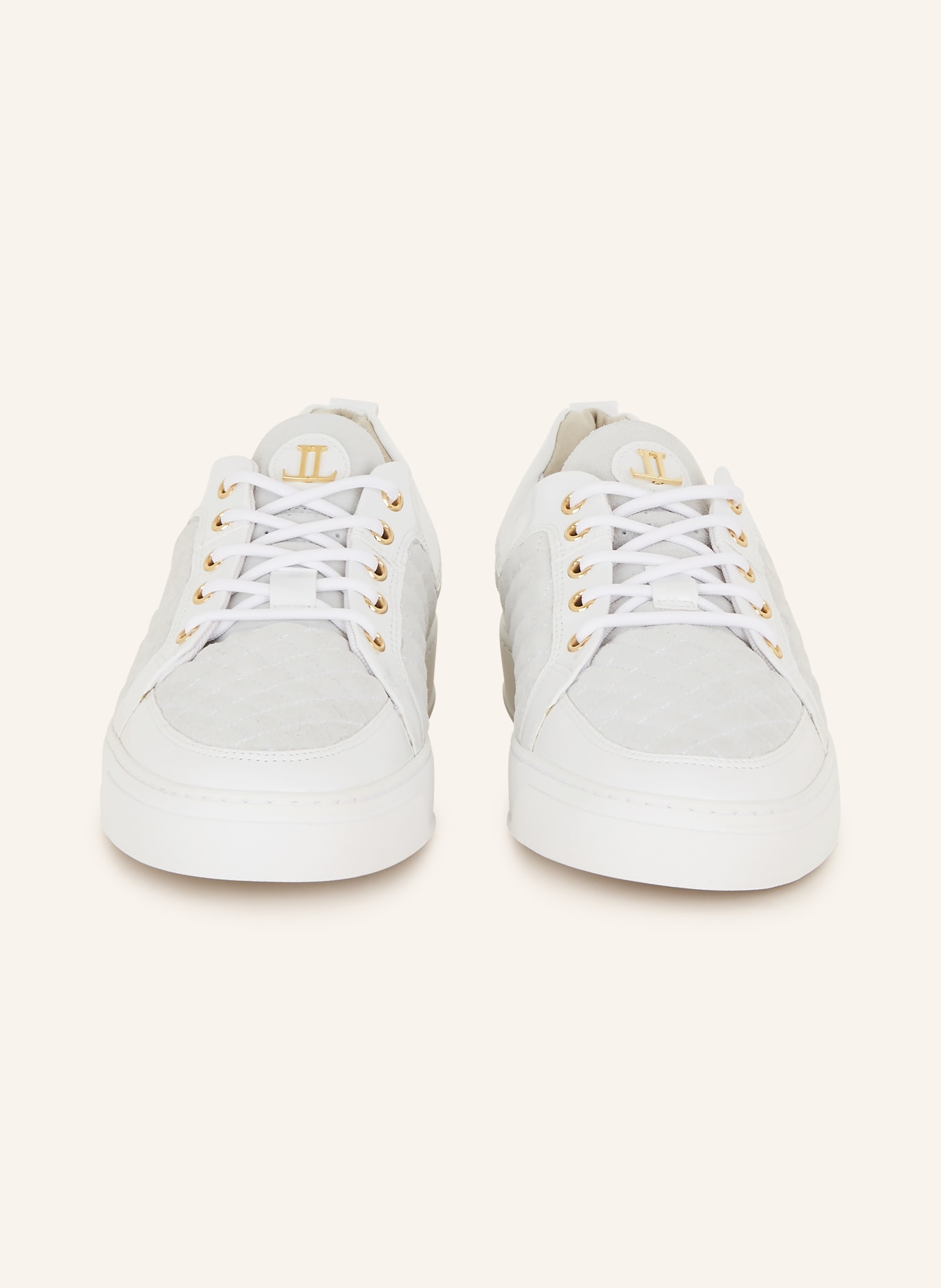 LEANDRO LOPES Sneakers EZIO, Color: LIGHT GRAY/ WHITE (Image 3)