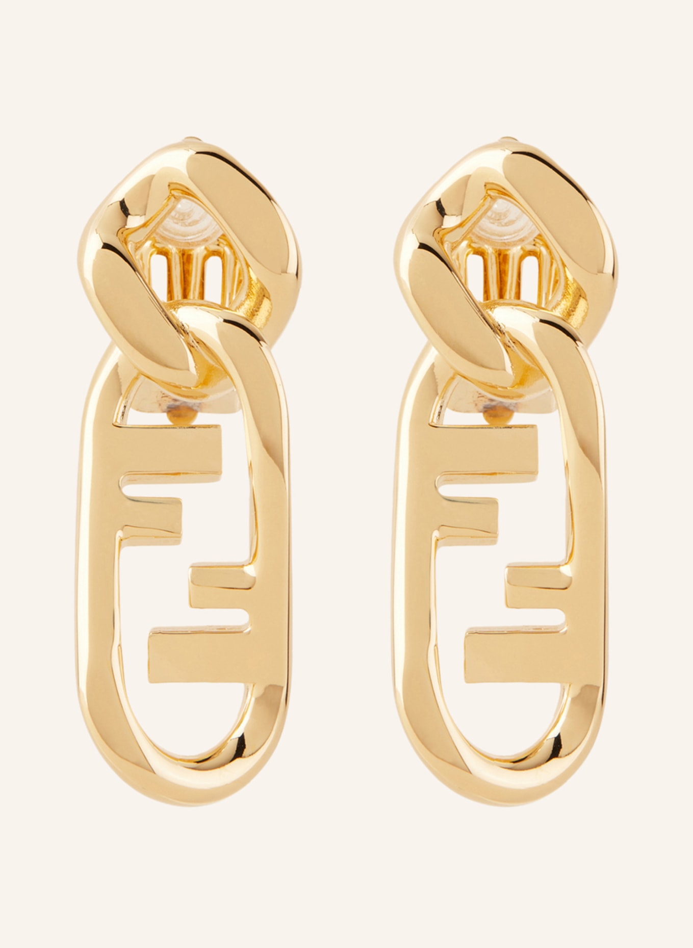 FENDI Ear clips OLOCK, Color: GOLD (Image 1)