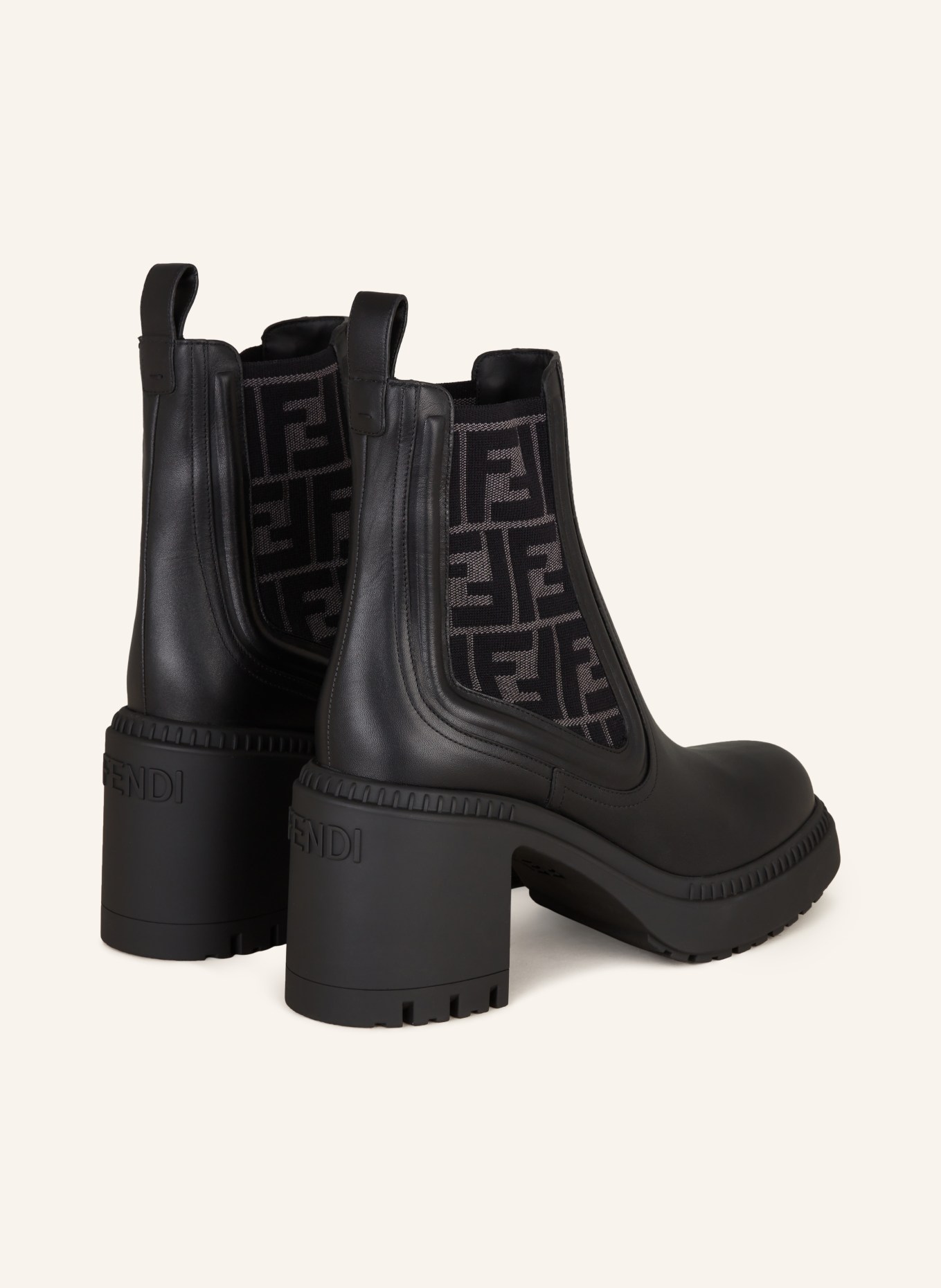FENDI Chelsea boots, Color: BLACK (Image 2)