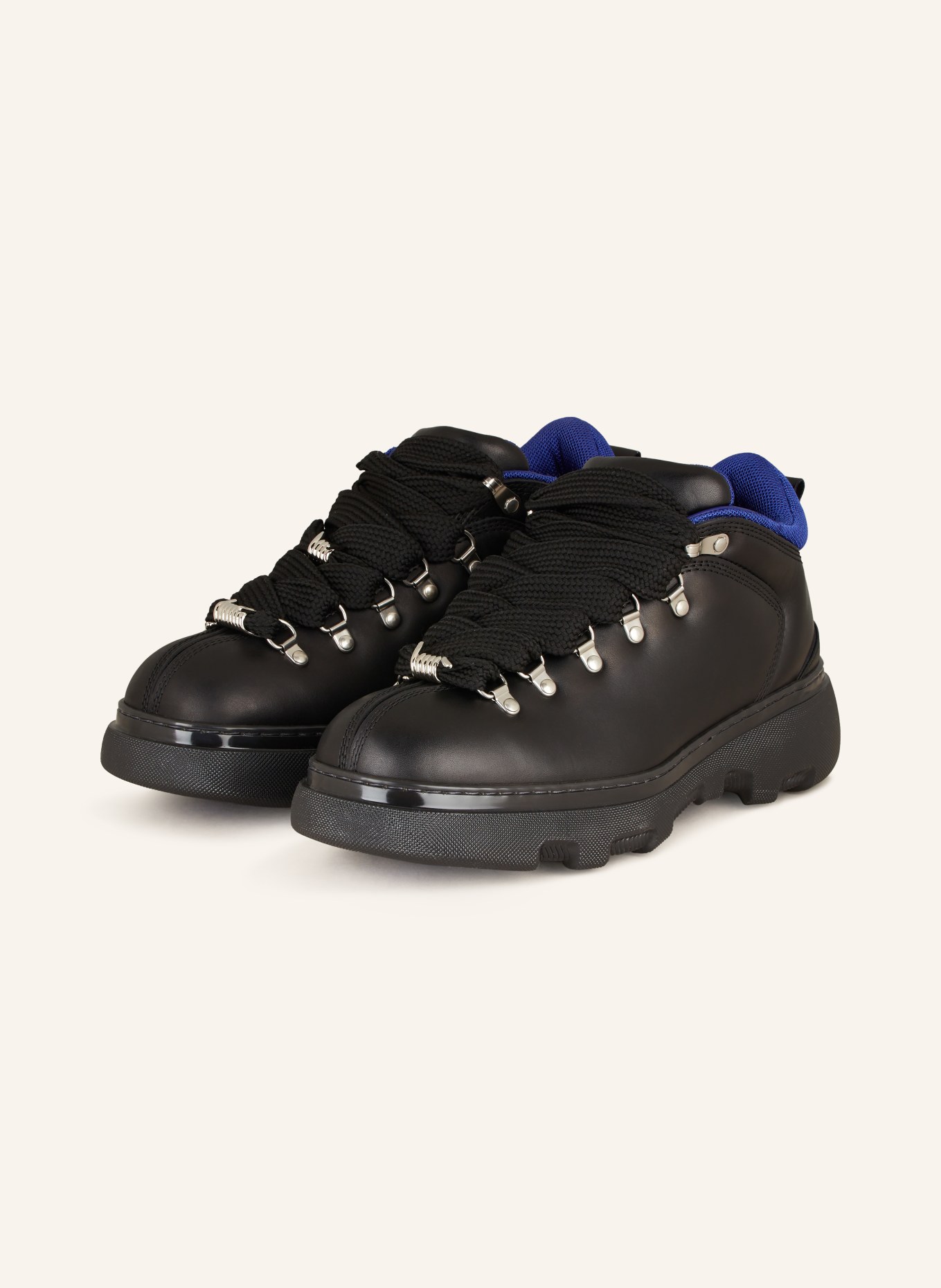 BURBERRY Lace-up boots TREK, Color: BLACK (Image 1)