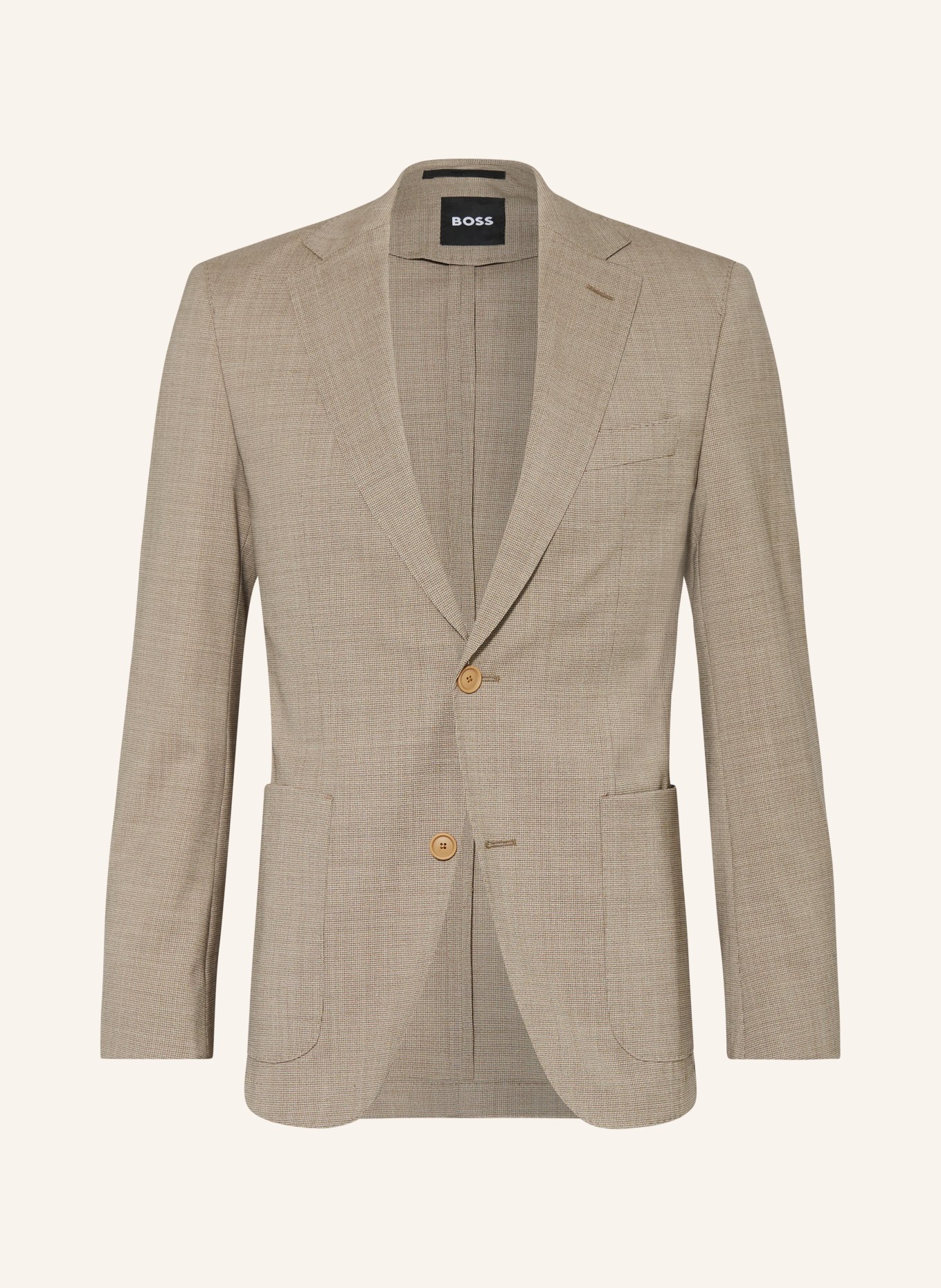 BOSS Suit jacket HUGE slim fit, Color: 271 LIGHT BEIGE (Image 1)