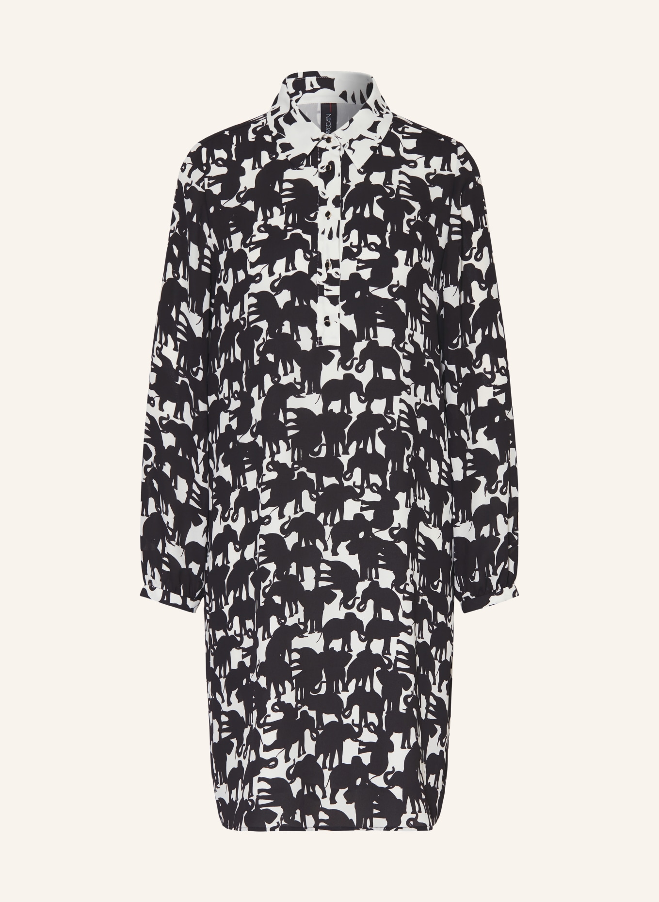 MARC CAIN Sukienka, Kolor: 910 black and white (Obrazek 1)