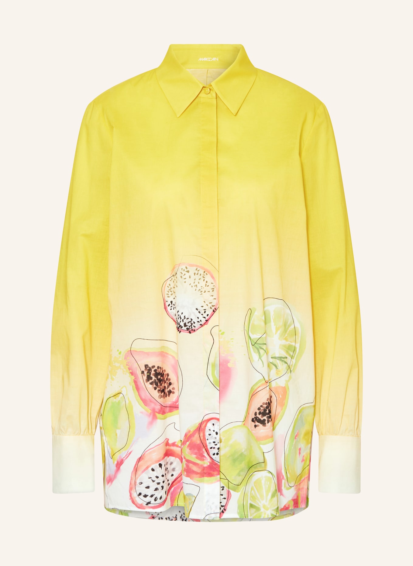 MARC CAIN Shirt blouse, Color: 431 bright sulphur (Image 1)