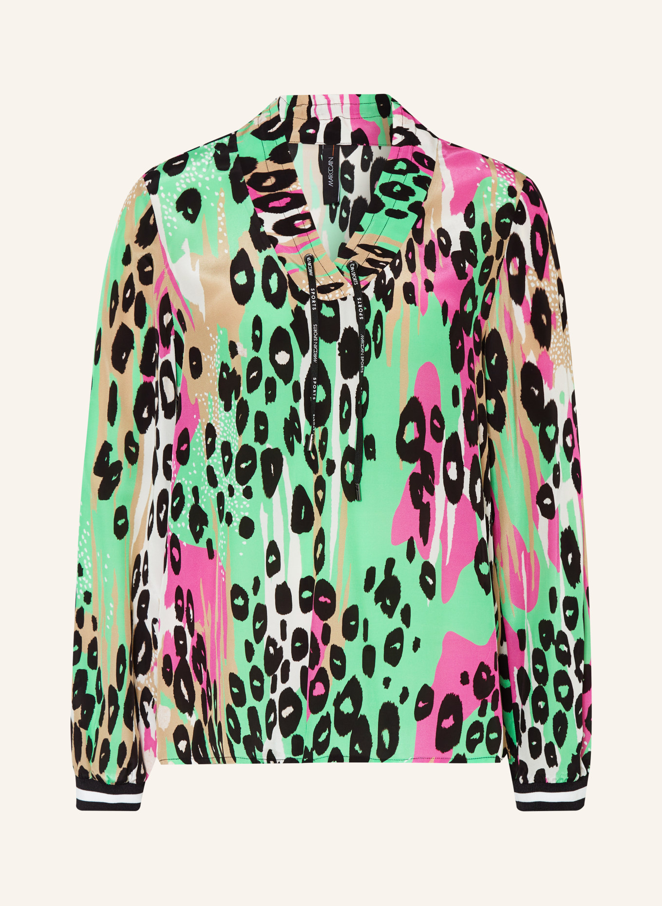 MARC CAIN Shirt blouse, Color: 543 new neon green (Image 1)
