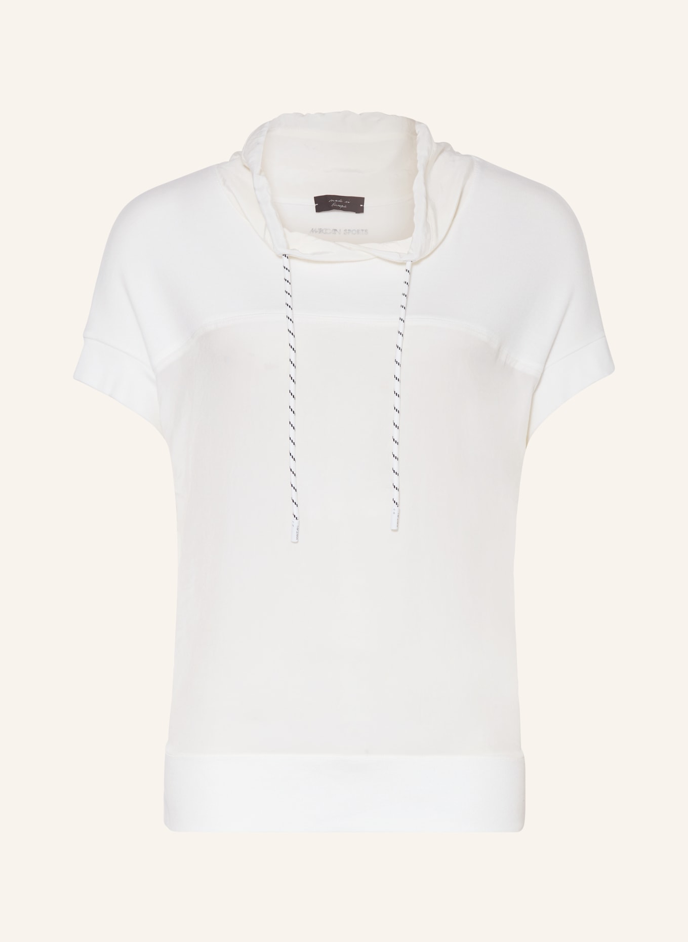 MARC CAIN T-shirt in mixed materials, Color: 110 off (Image 1)